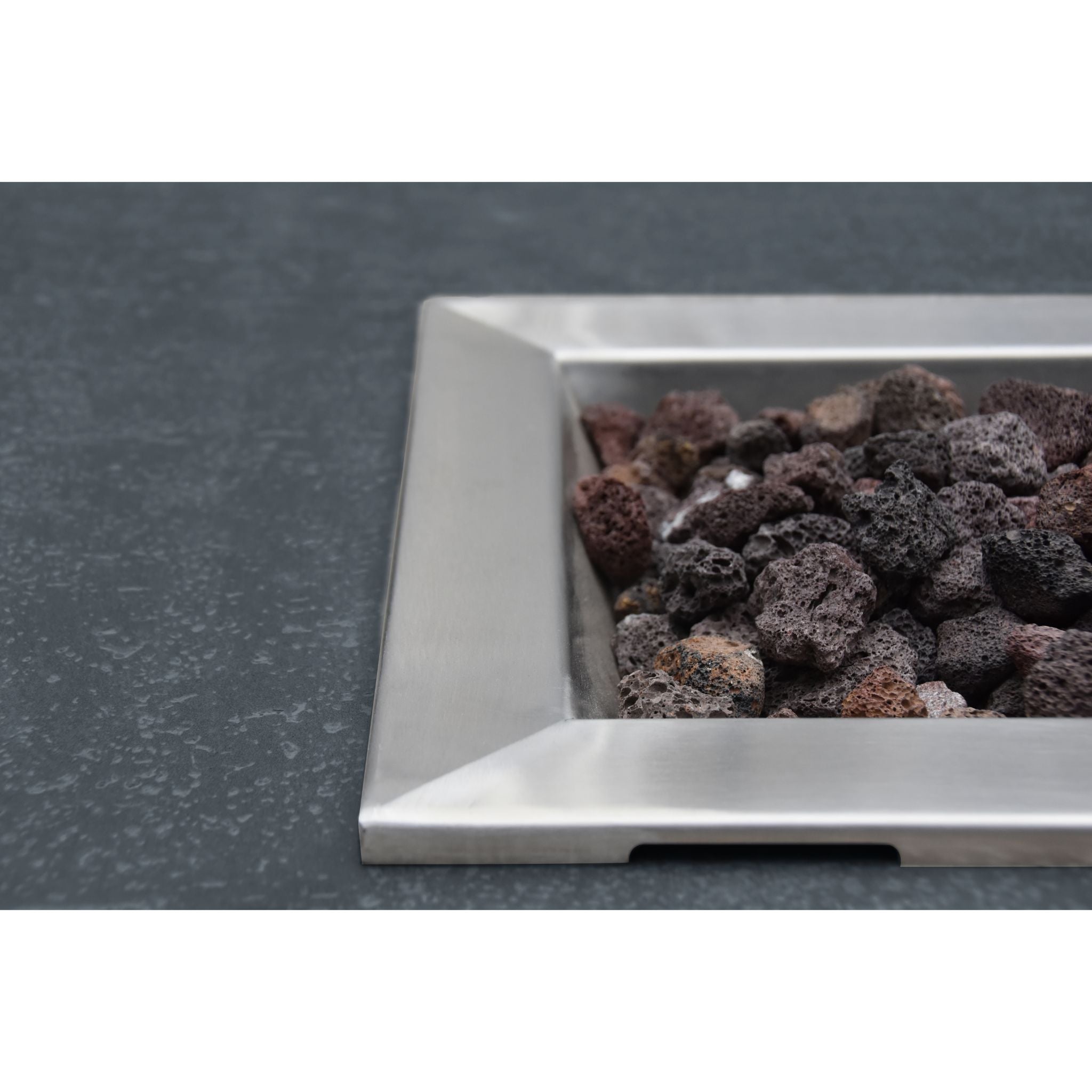 Hampton 56” Concrete Fire Table – Dark Gray