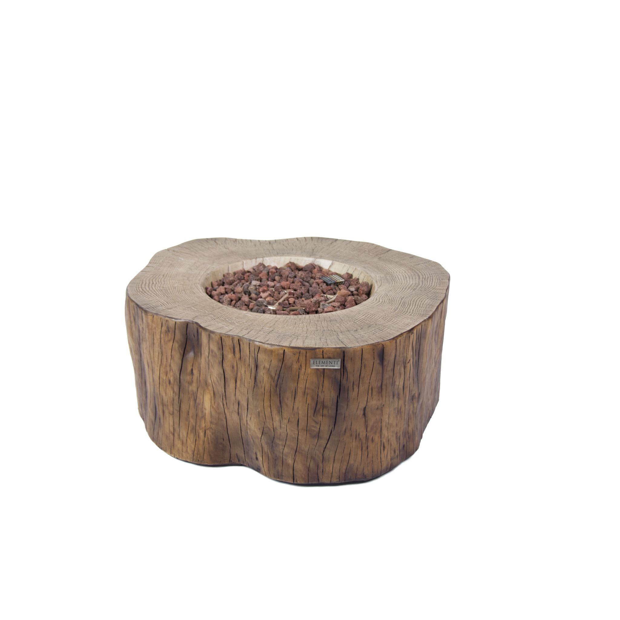 Manchester 42” Concrete Fire Table - Red wood