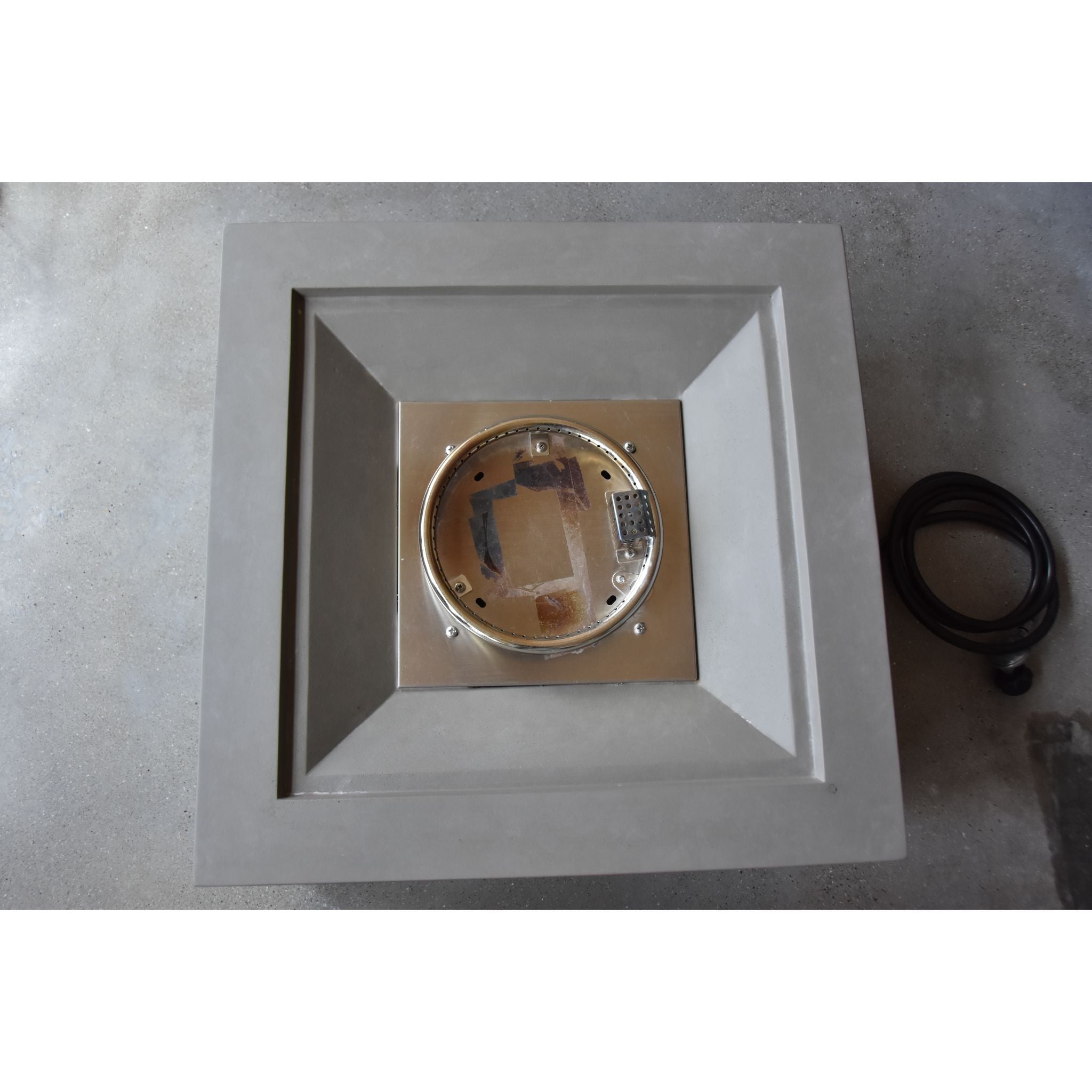 Ridgefield 27” Concrete Fire Pit - Light Gray