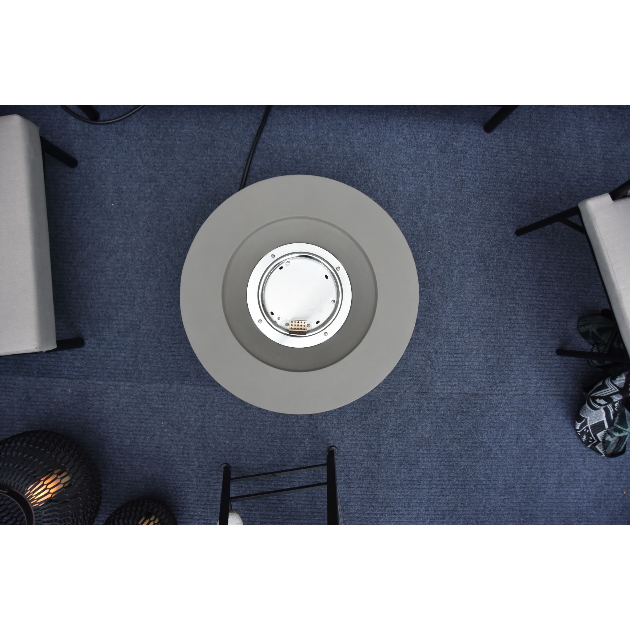 Waterford 27” Concrete Fire Table - Light Gray
