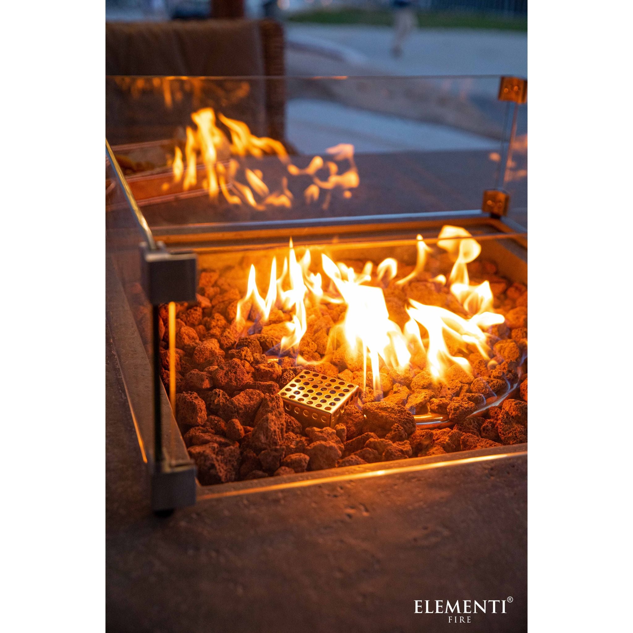 Birmingham 48” Concrete Fire/ Dining Table