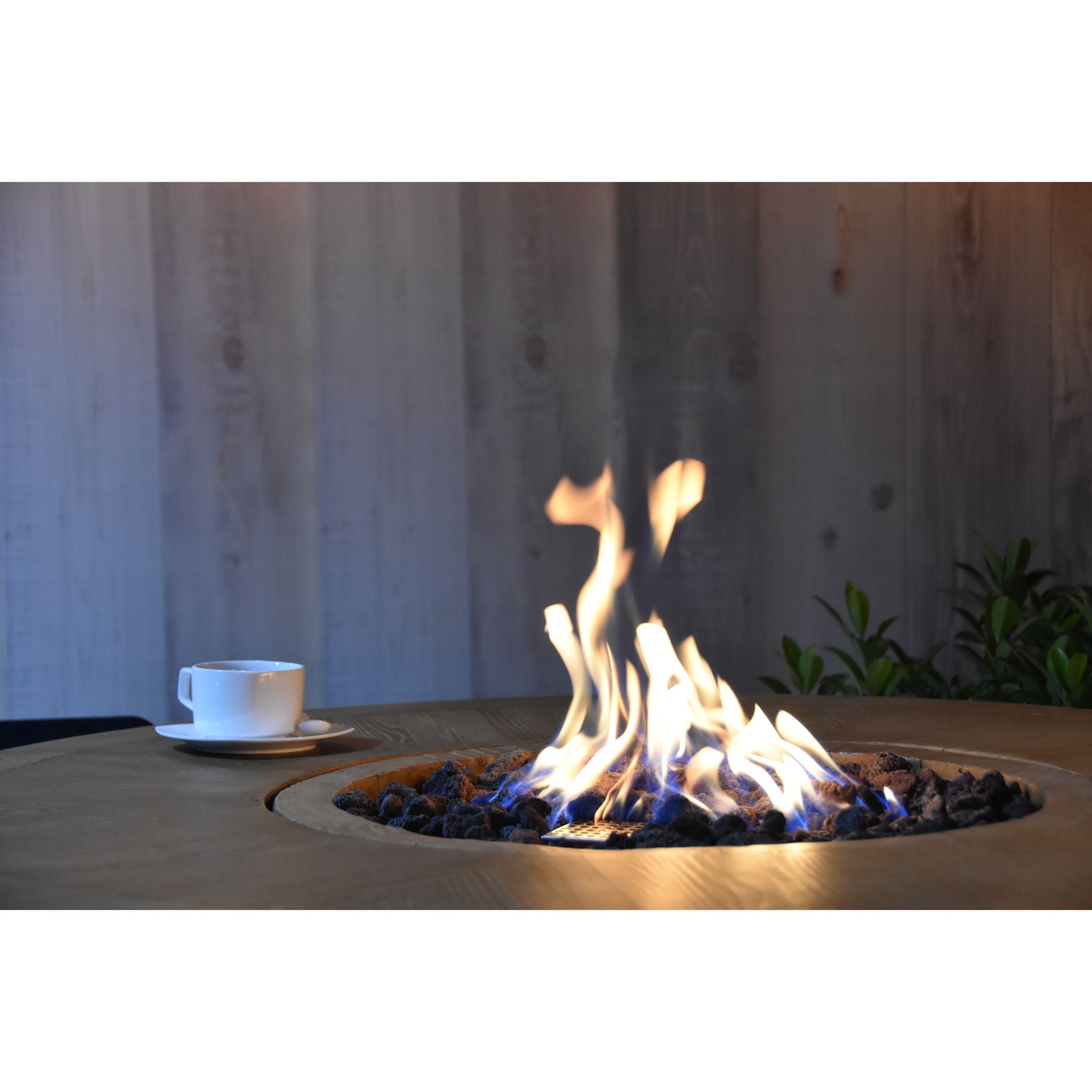 Lafite 48” Concrete Barrel Bar Height Fire Table