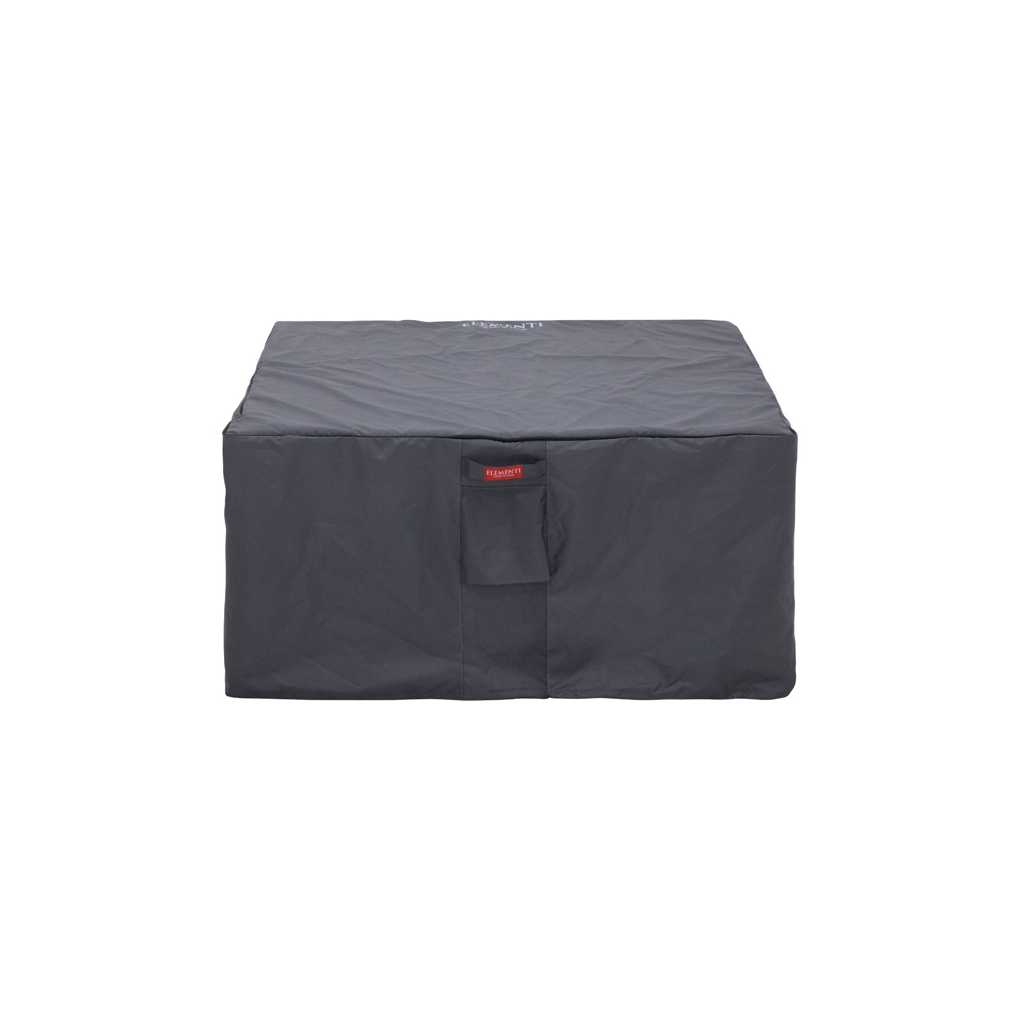 Rocky 43” Square Fire Table with Hidden Tank - Dark Gray