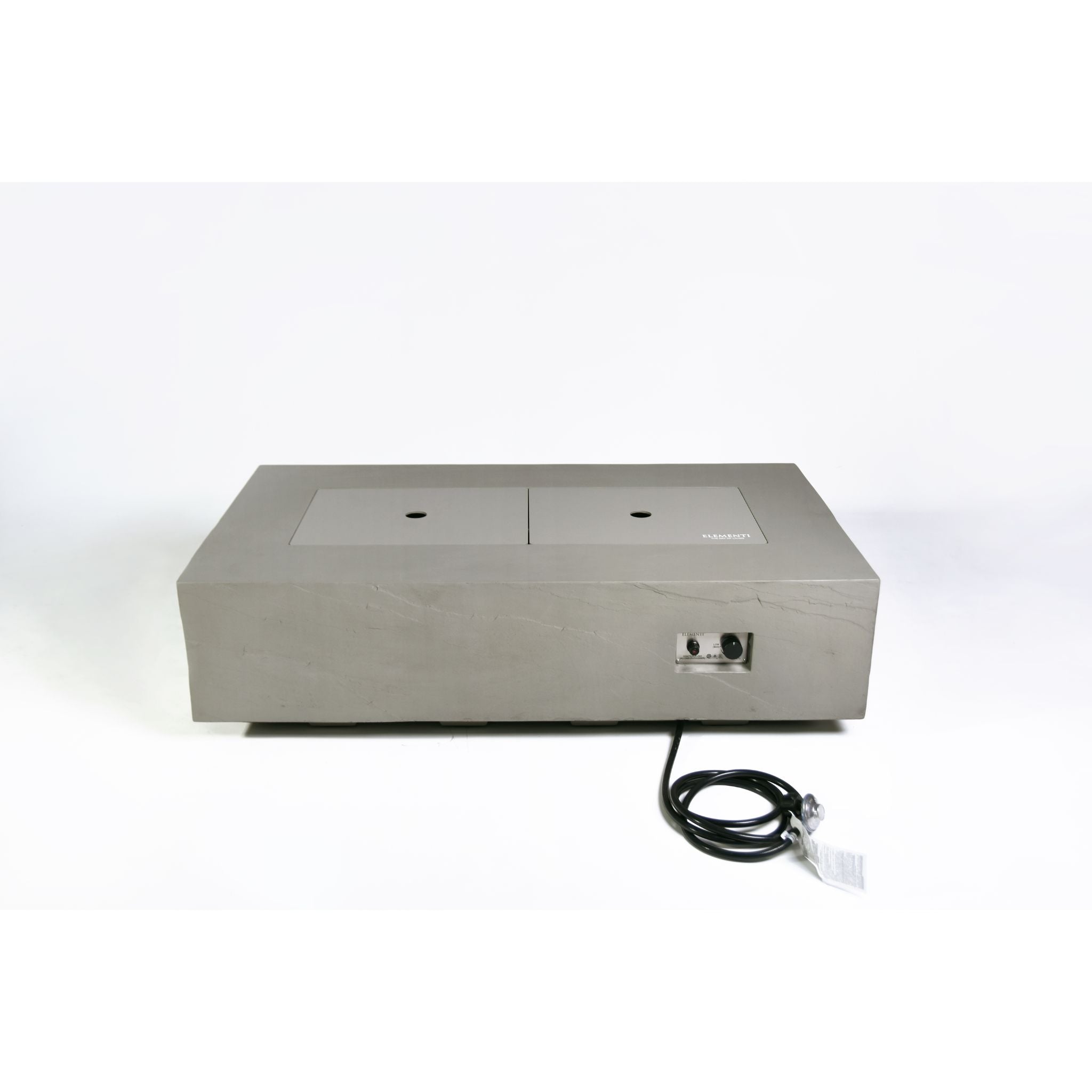 Meteora 56” Sandstone Fire Table - Space Gray