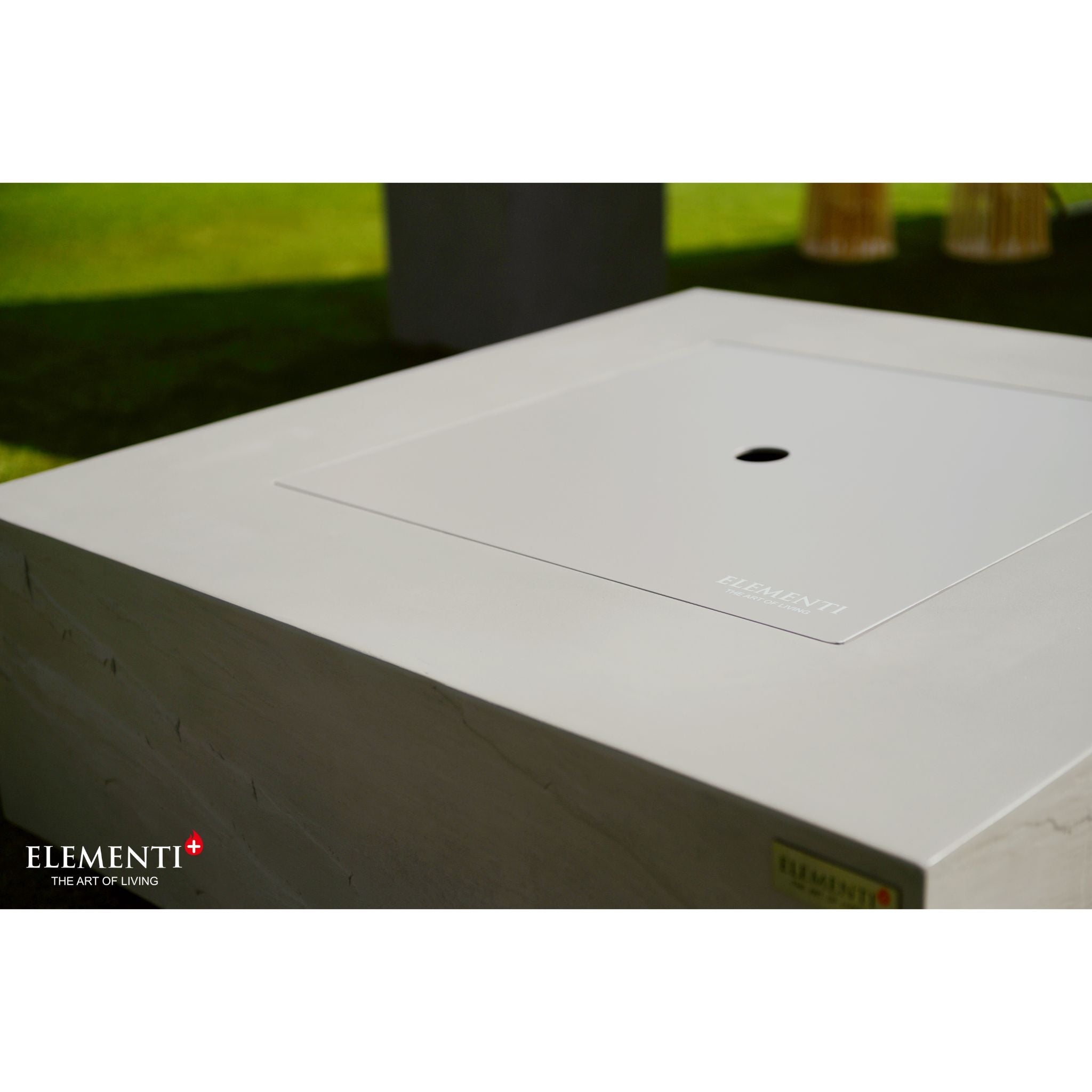 Capertee 40” Sandstone Fire Table - Space Gray
