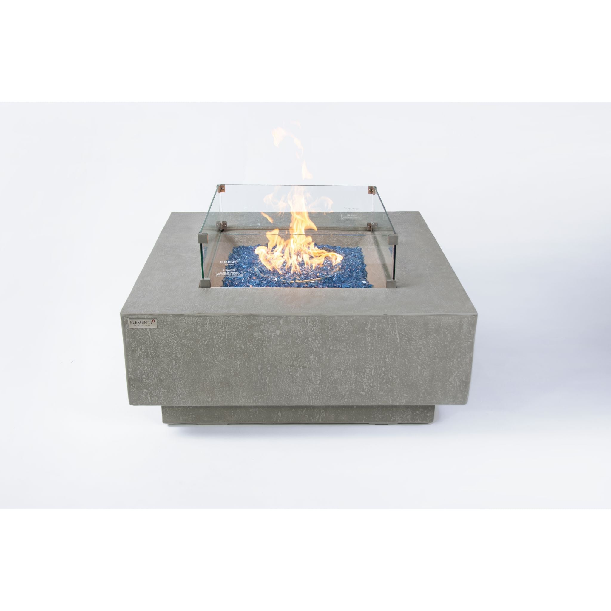 Victoria 40” Fire Table - Light Gray