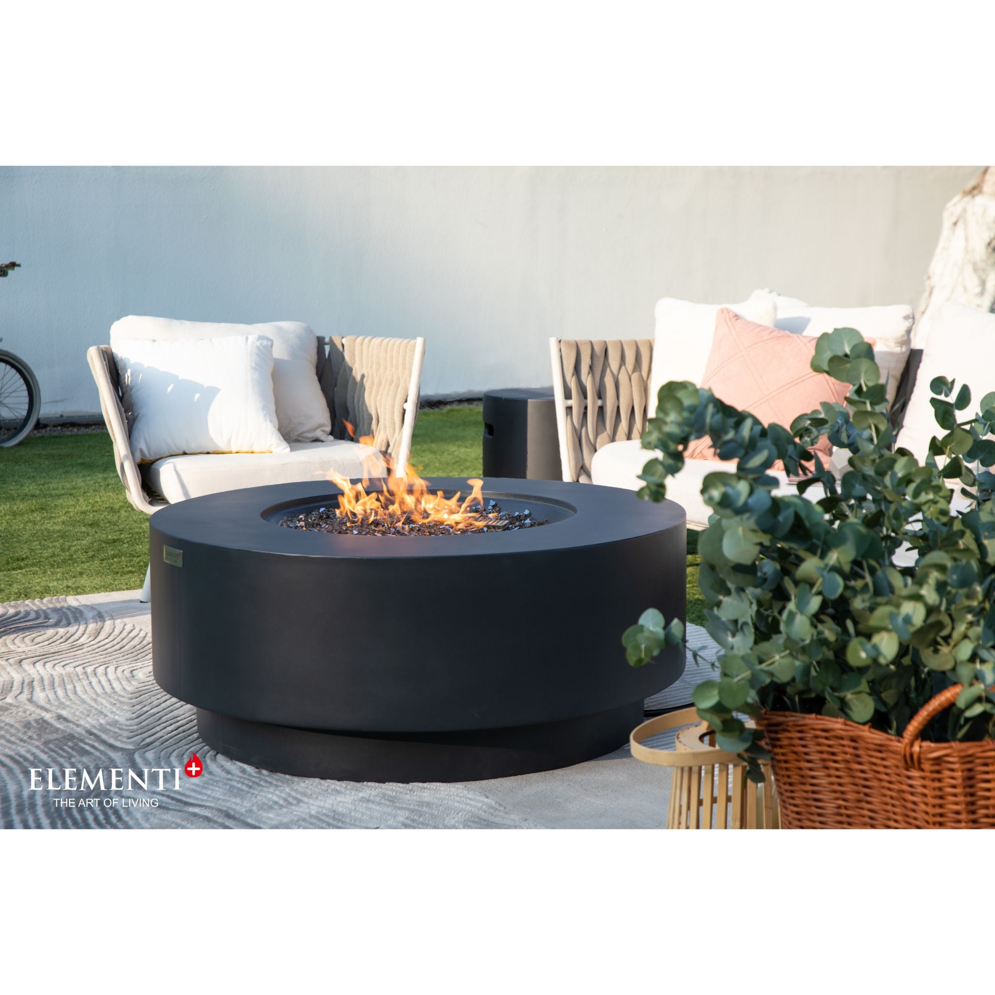 NIMES 41” Fire Table - Dark Gray