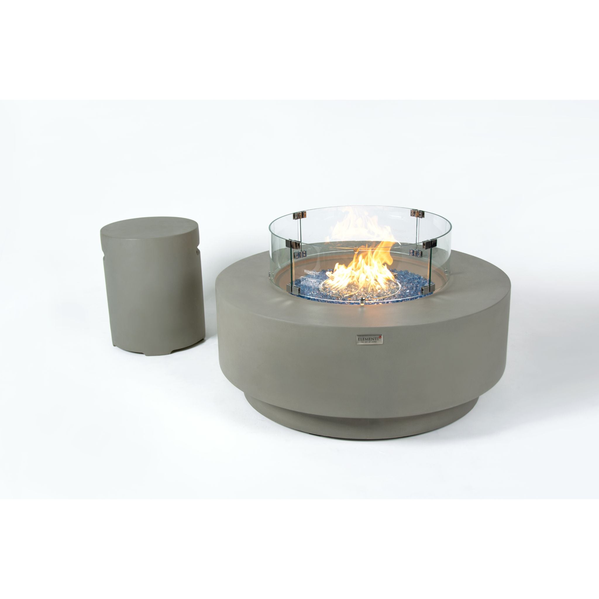 Colosseo 41” Fire Table - Light Gray