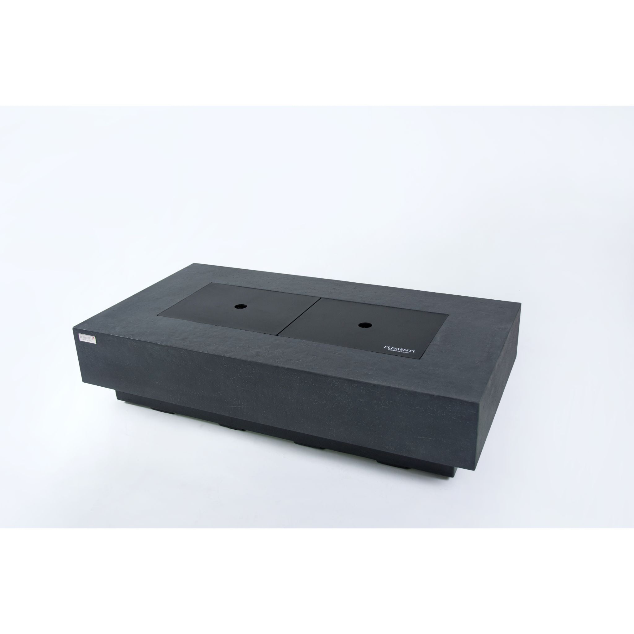 Positano 60” Sandstone Fire Table - Dark Gray