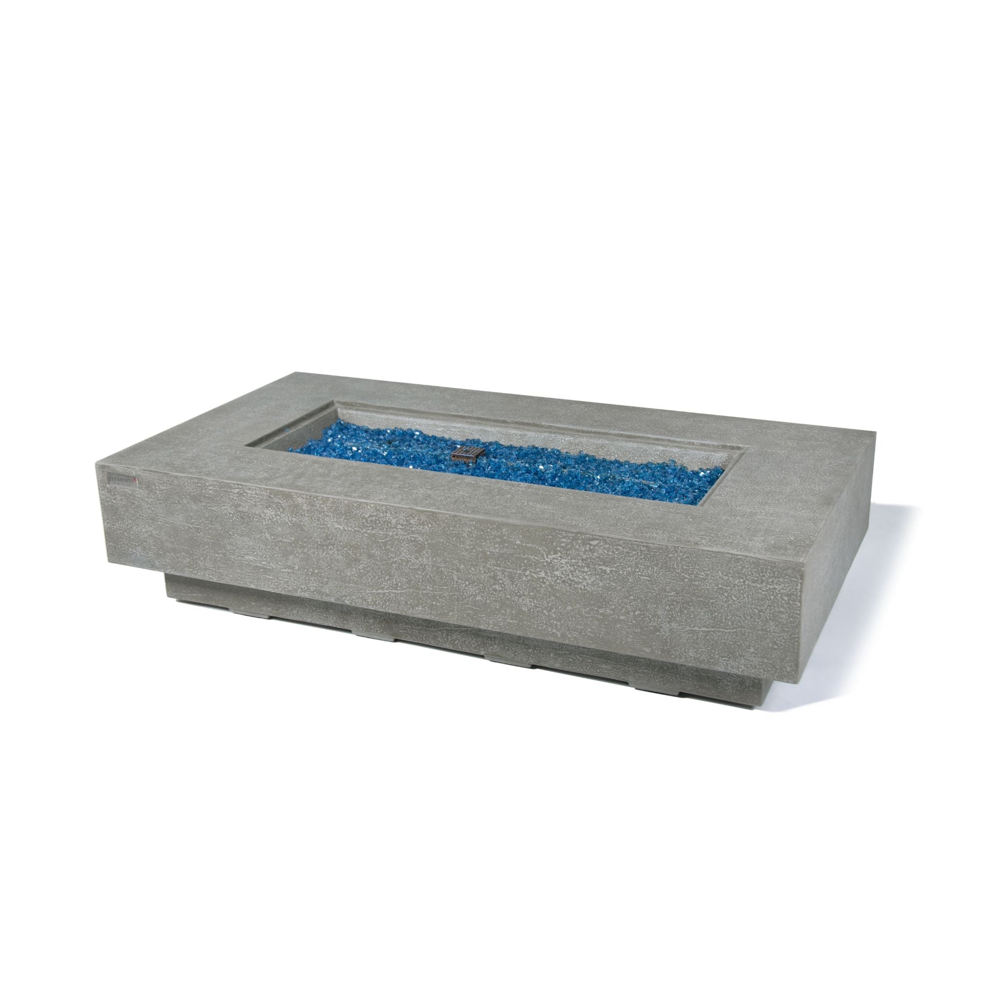 Riviera 60” Sandstone Fire Table - Light Gray