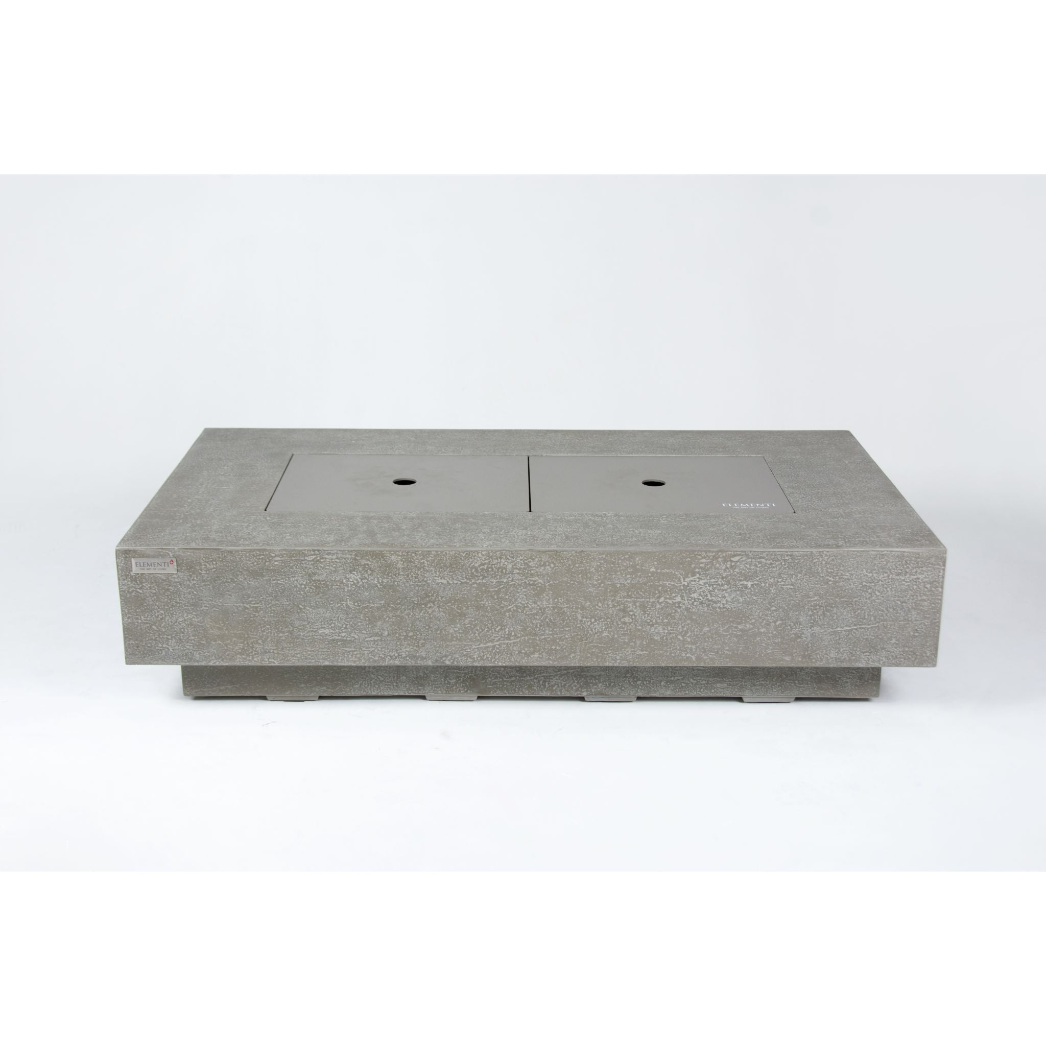 Riviera 60” Sandstone Fire Table - Light Gray