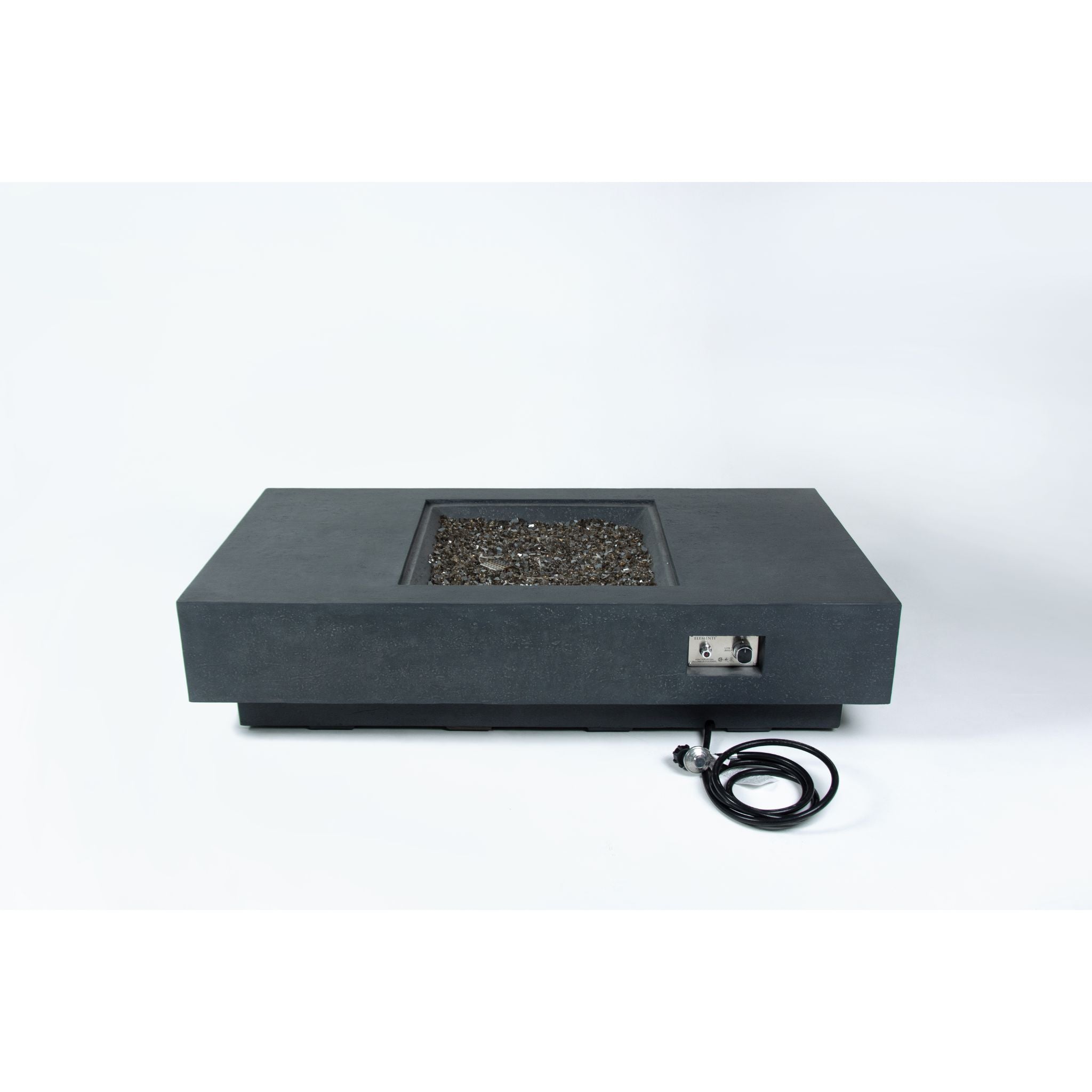 Cannes 60” Fire Table - Dark Gray