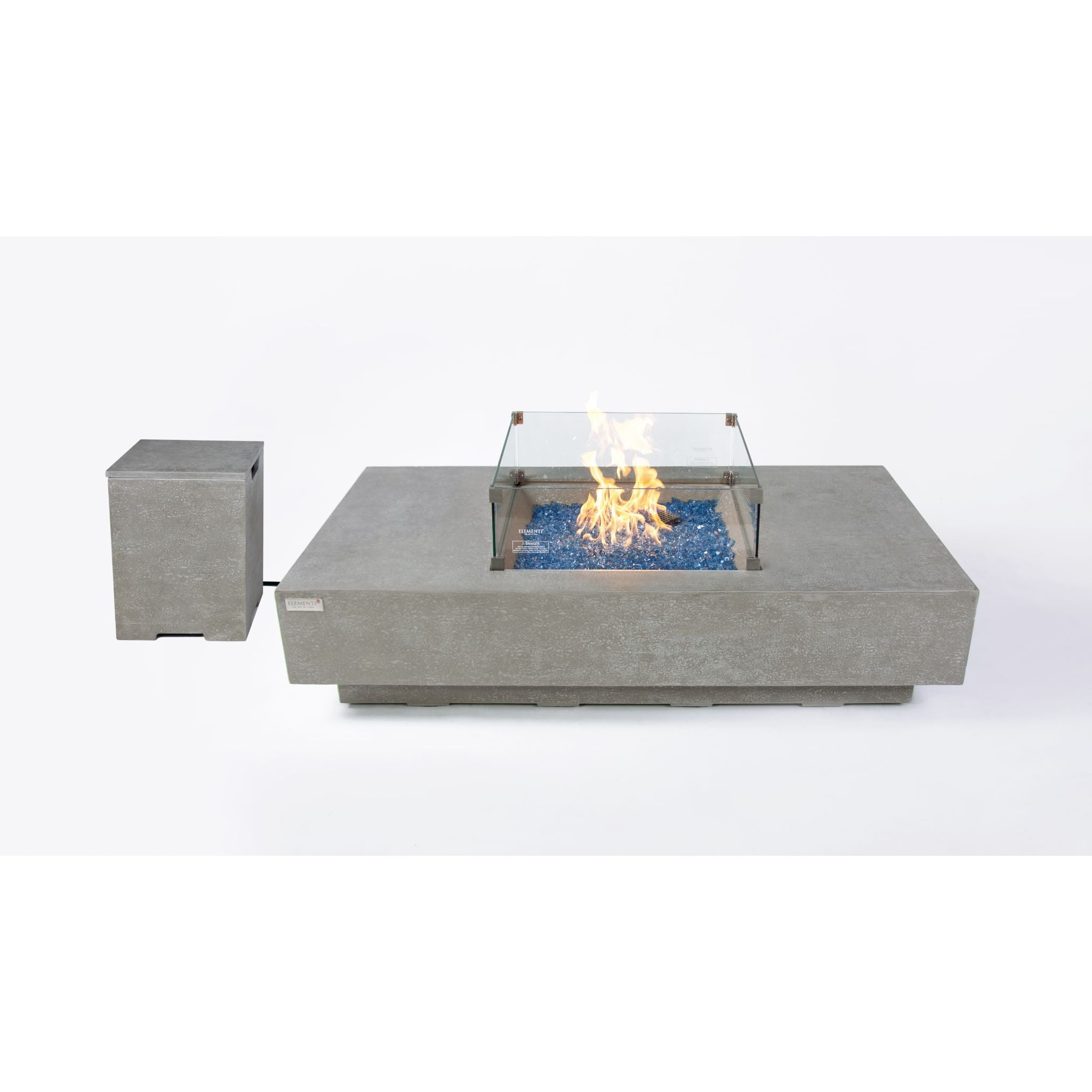 Montecarlo 60” Fire Table - Light Gray