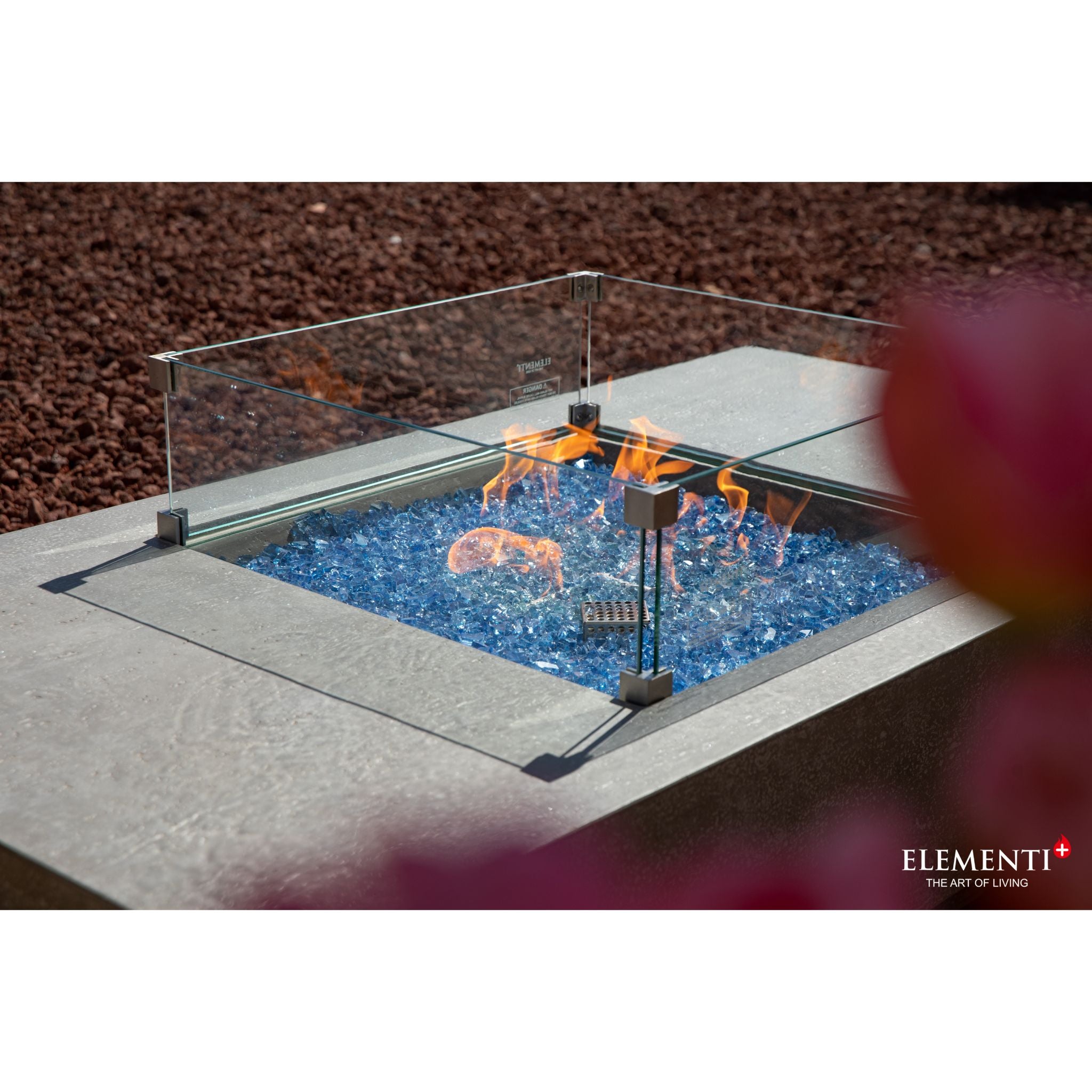 Montecarlo 60” Fire Table - Light Gray