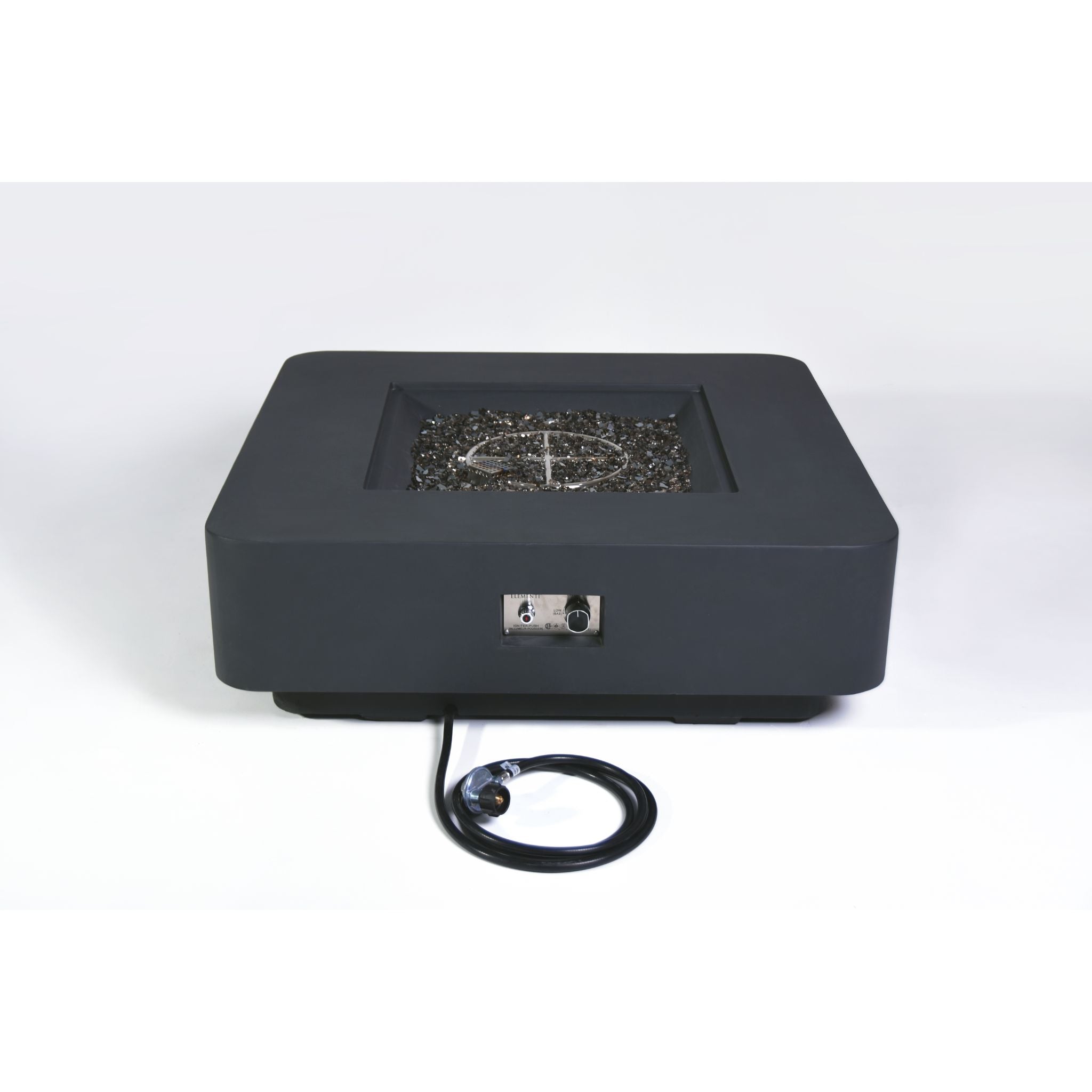 Bergamo 42” Fire Table - Dark Gray