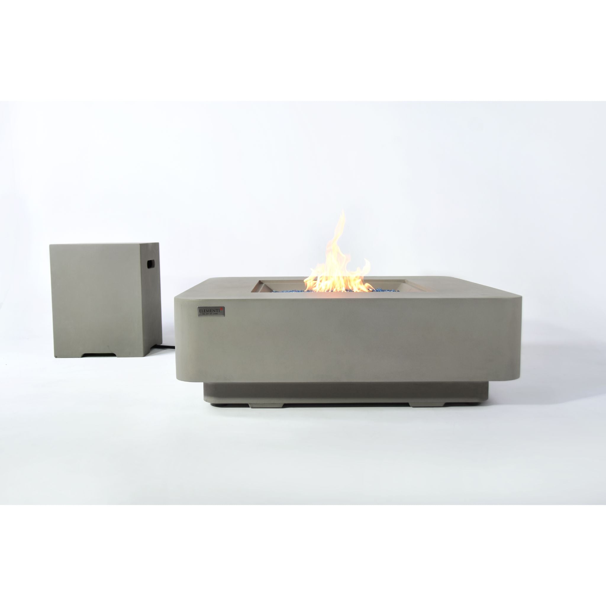 Lucerne 42” Fire Table - Light Gray