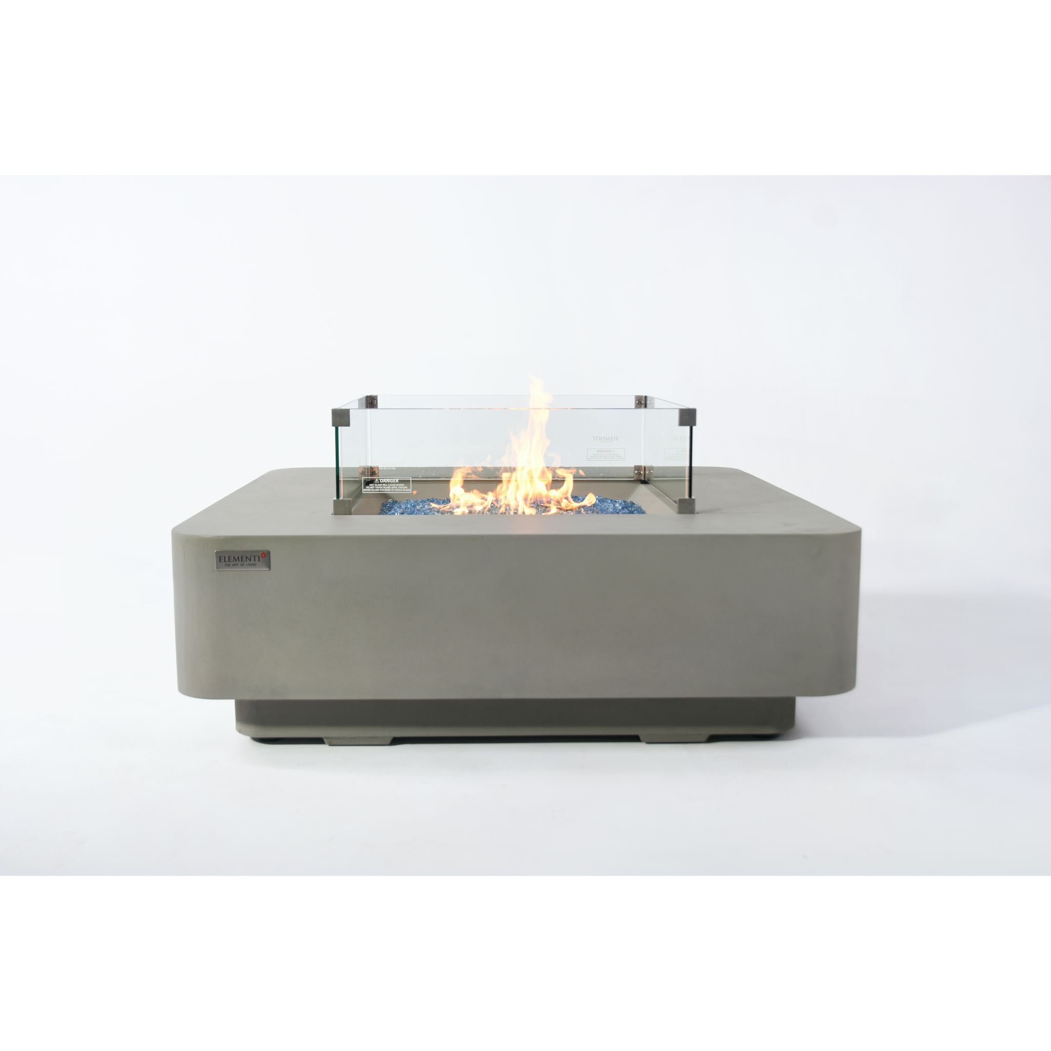 Lucerne 42” Fire Table - Light Gray