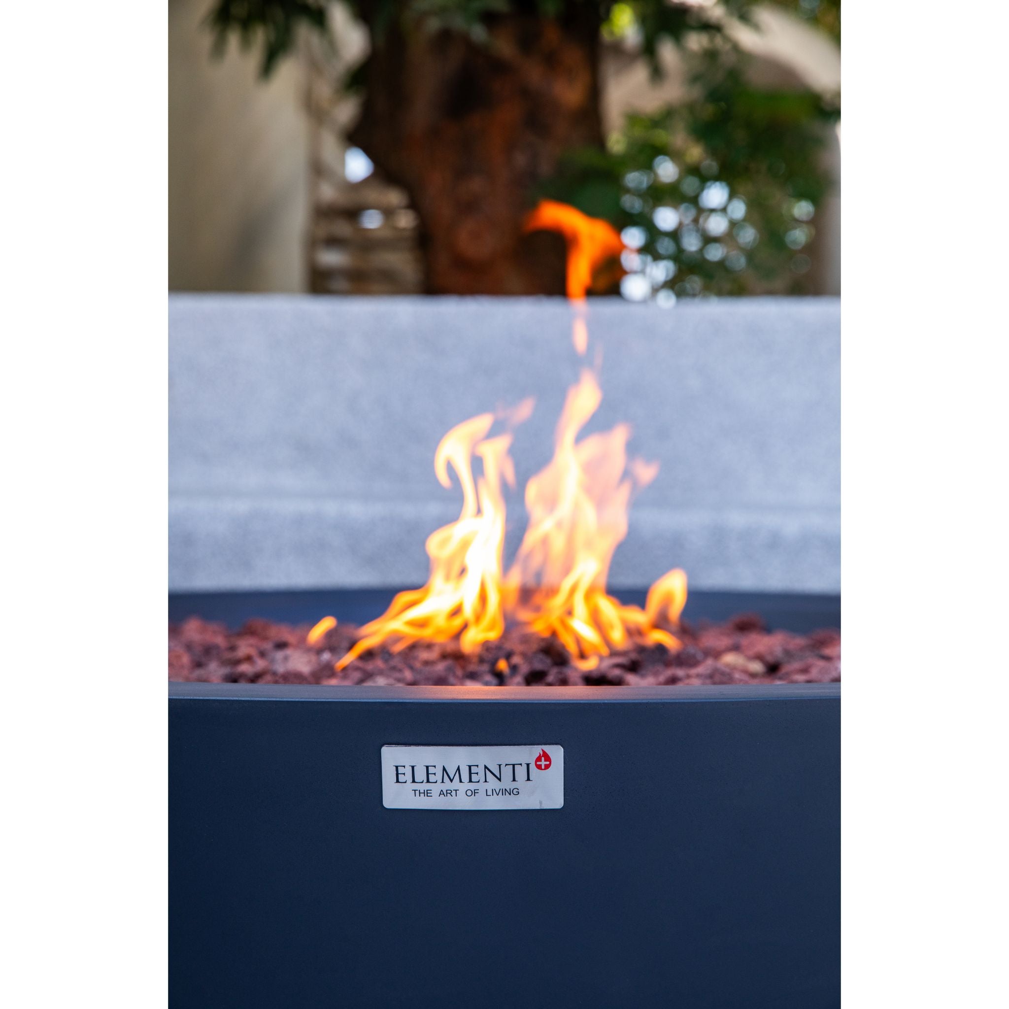 Rose Bowl 48” Fire Pit – Dark Gray