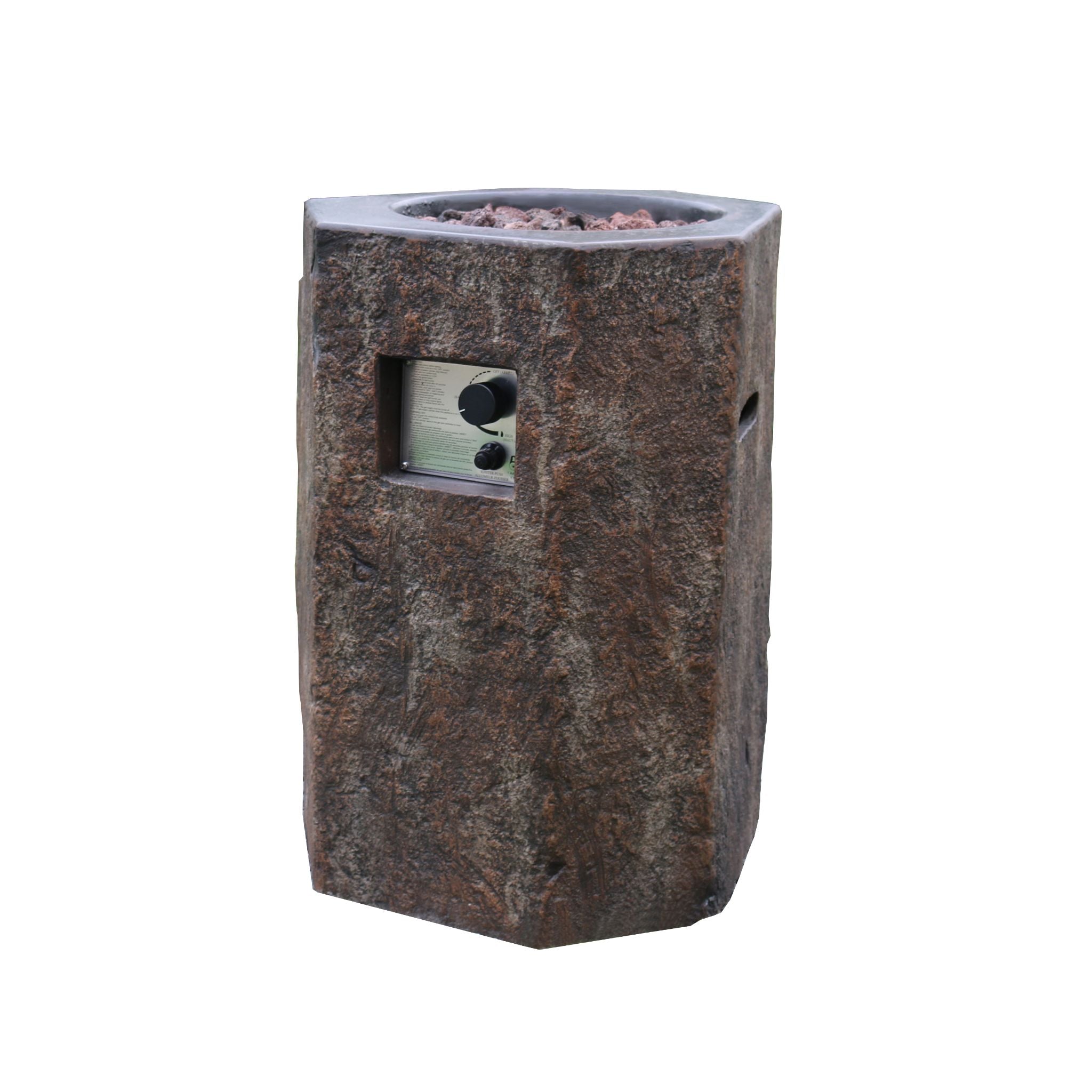 Basalt Column Fire Pit