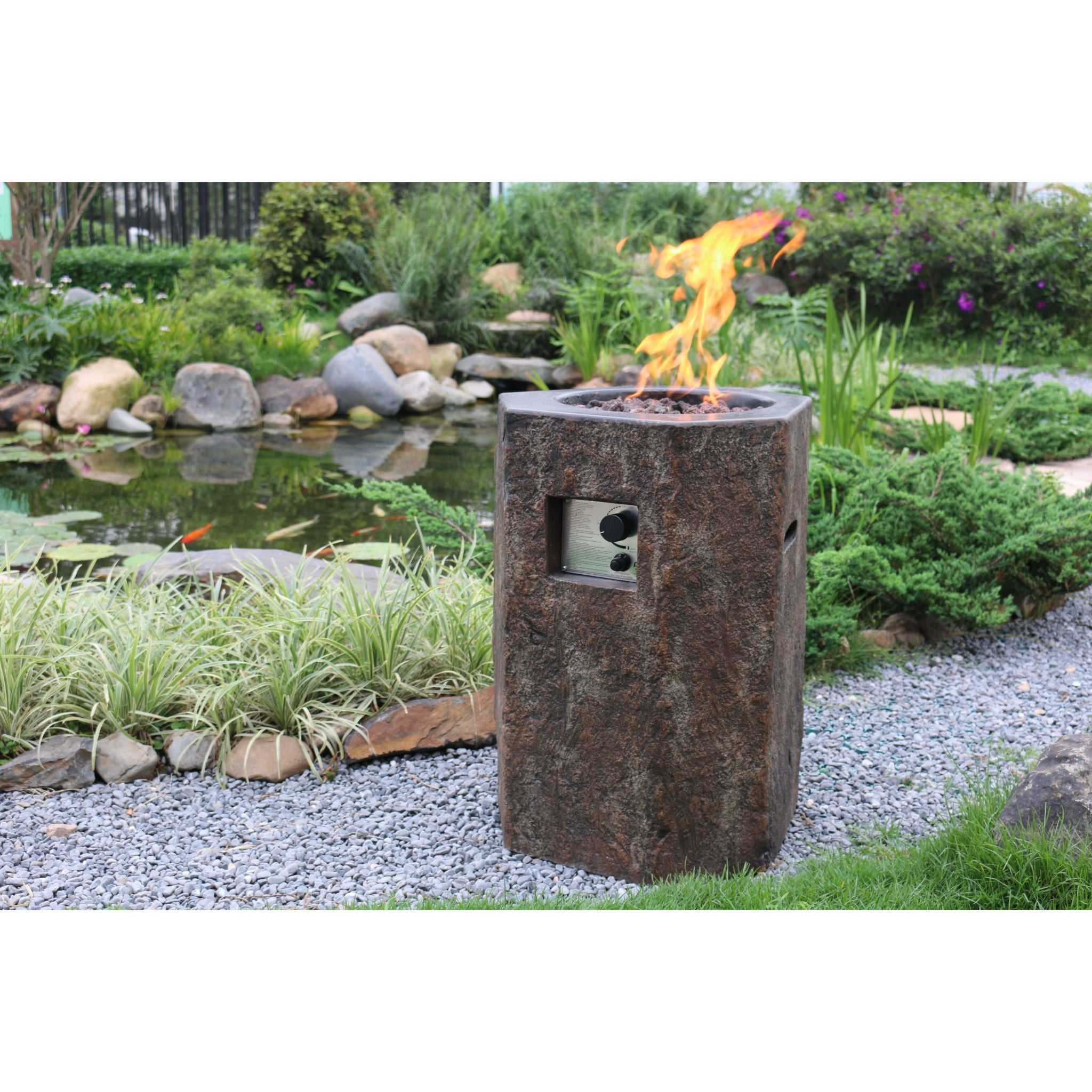 Basalt Column Fire Pit