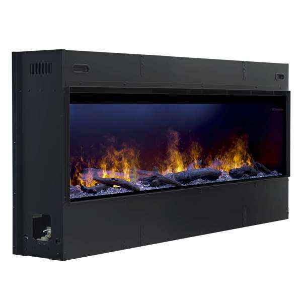 Dimplex - Optimyst Linear 66" Electric Fireplace With Acrylic Ice and Driftwood Media