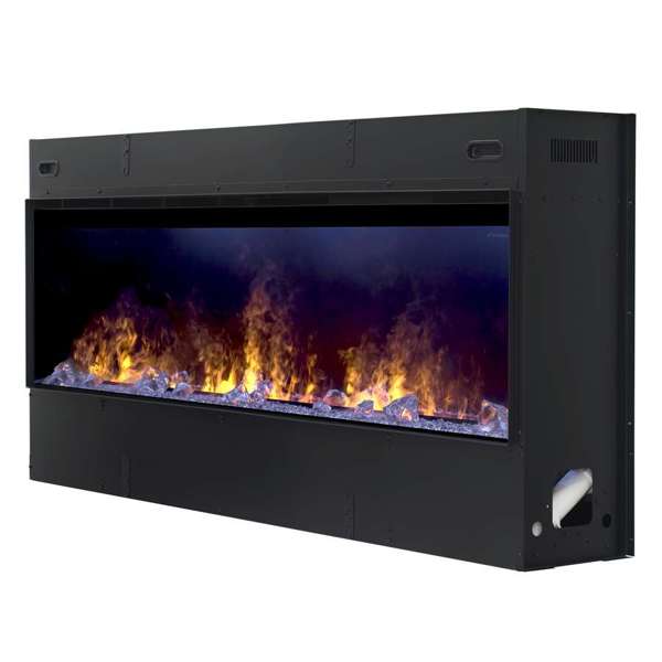 Dimplex - Optimyst Linear 66" Electric Fireplace With Acrylic Ice and Driftwood Media