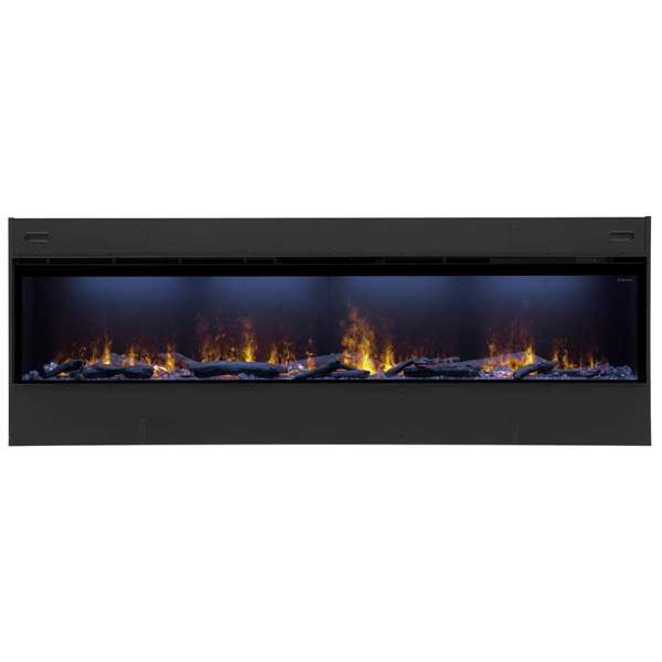 Dimplex - Optimyst Linear 86" Electric Fireplace With Acrylic Ice and Driftwood Media