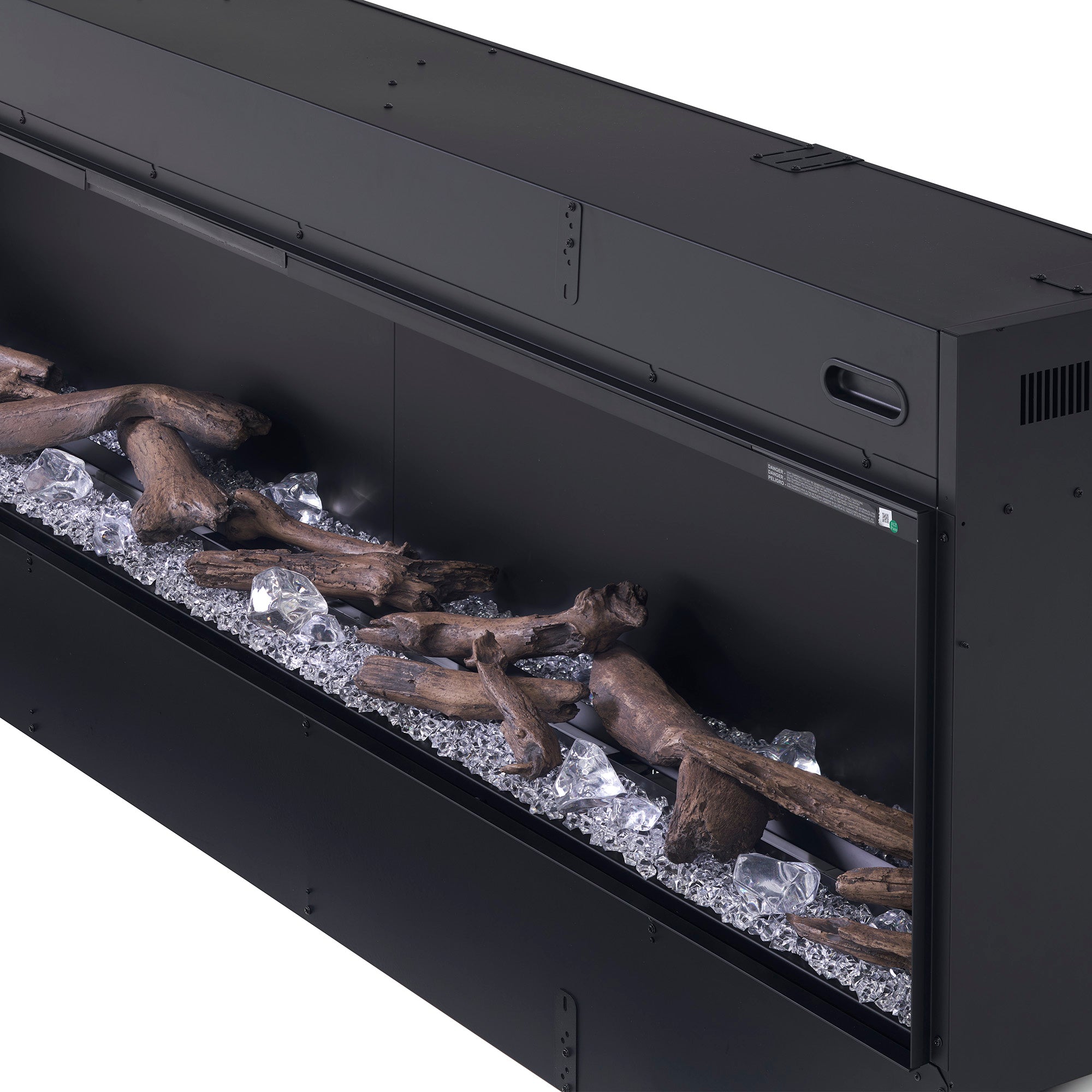 Dimplex - Optimyst Linear 46" Electric Fireplace With Acrylic Ice and Driftwood Media