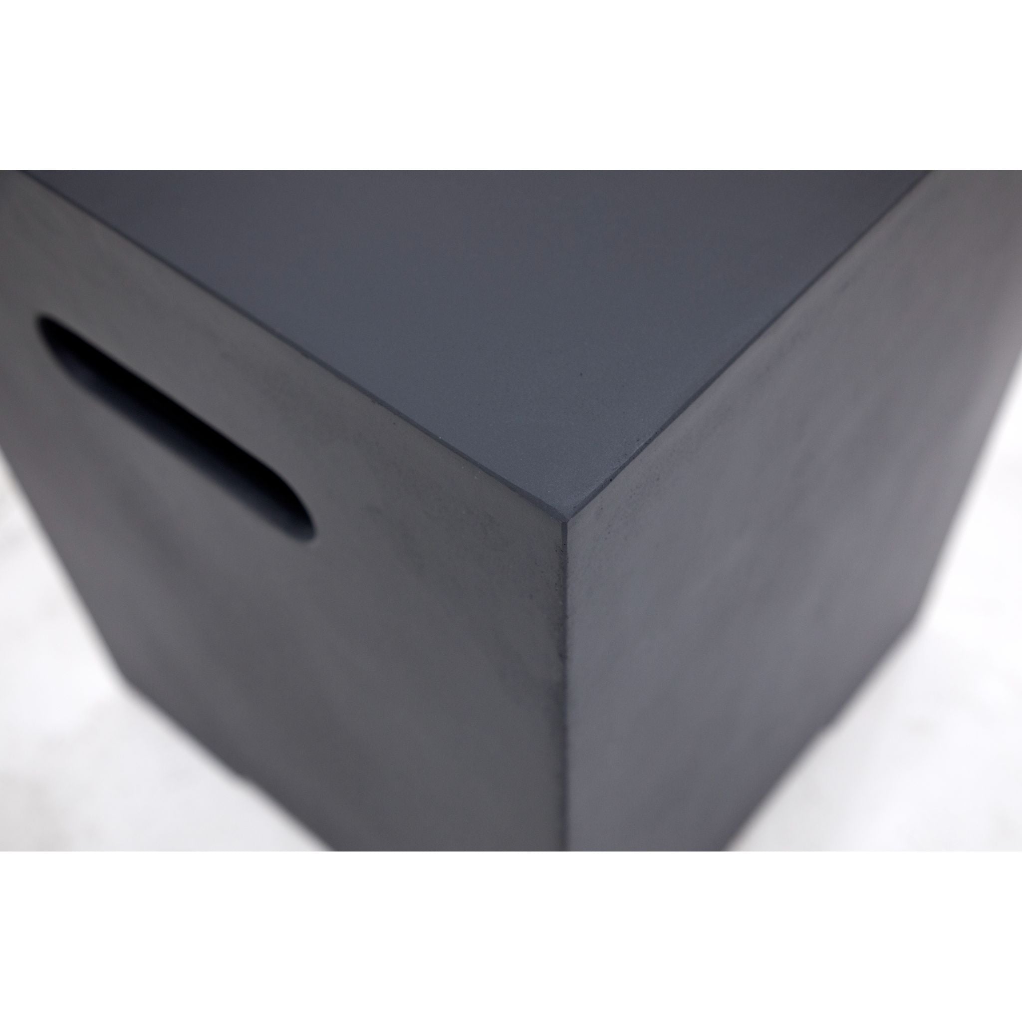 Square Tank Cover -20.0''H - Dark Gray