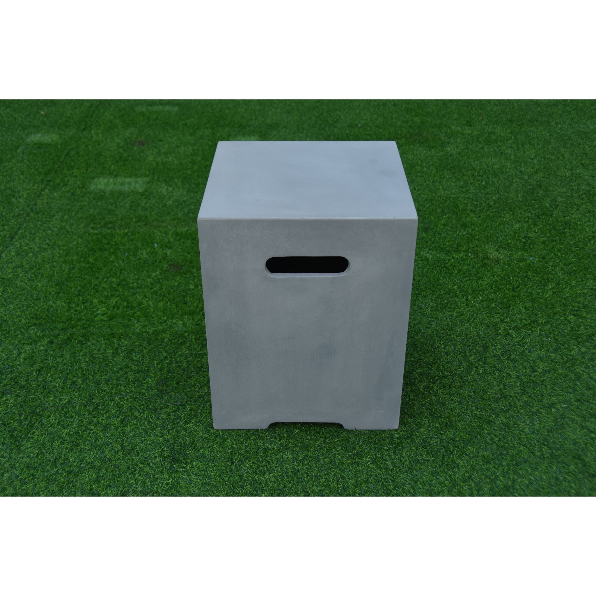 Square Tank Cover -20.0''H - Light Gray