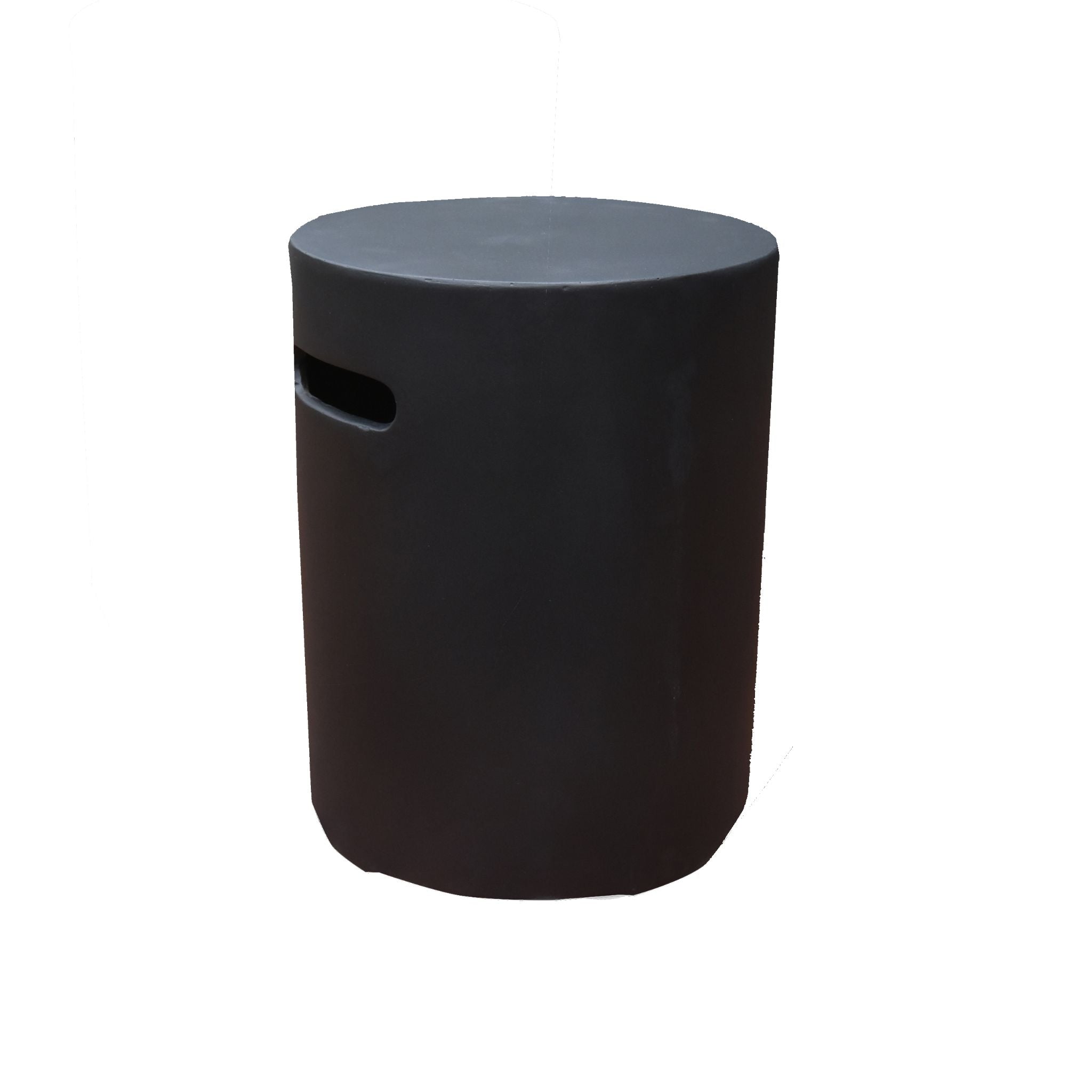 Round Tank Cover -20.0''H - Dark Gray