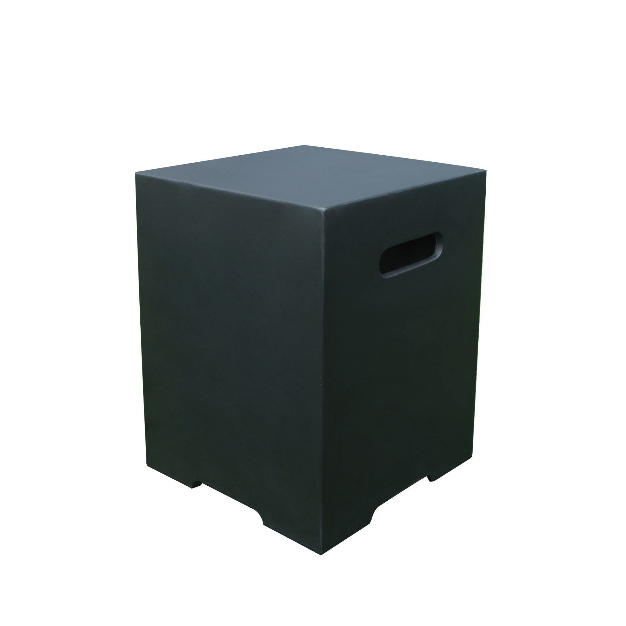 Square Tank Cover -20.0''H - Dark Gray
