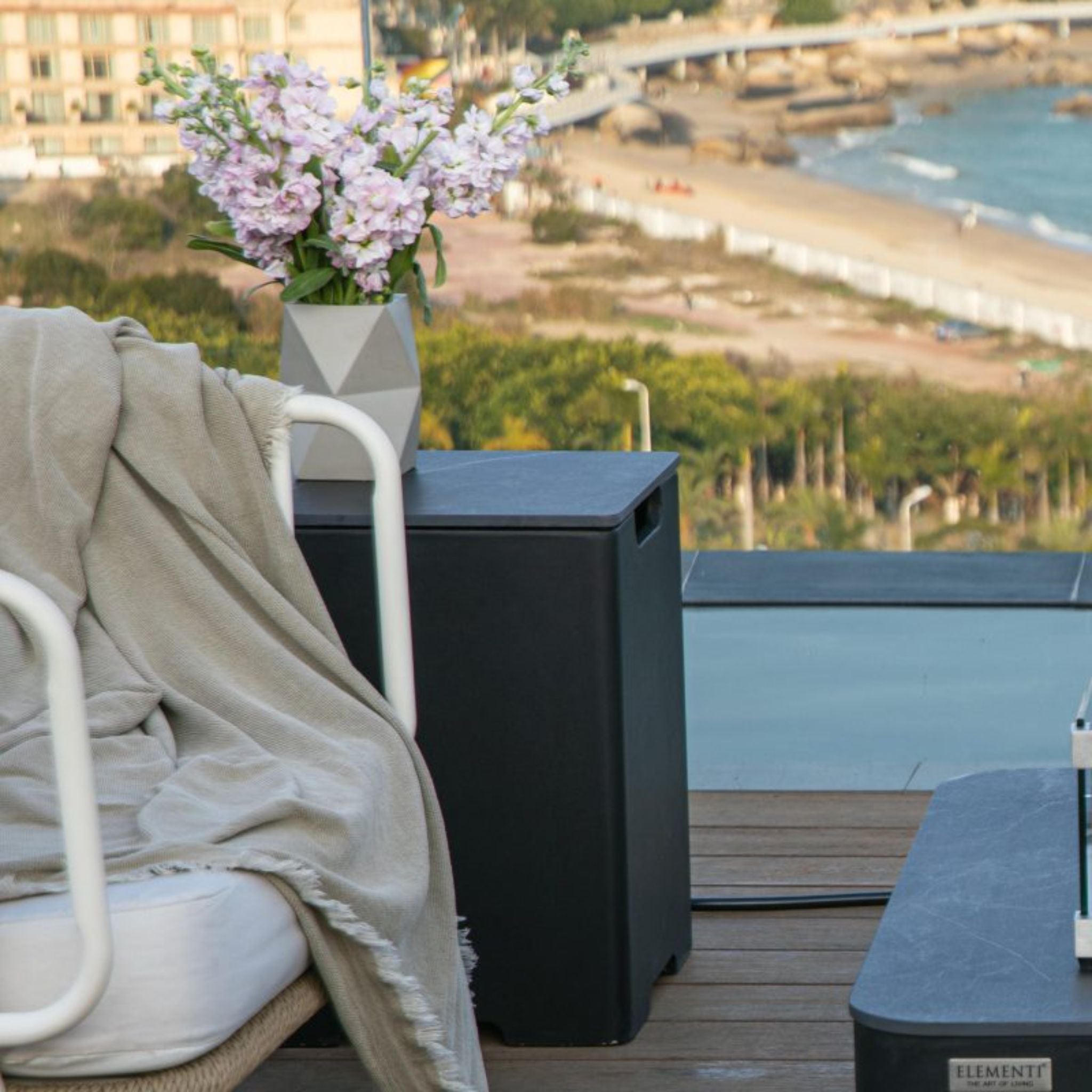 Square Tank Cover 15.9x15.9x25.4” - Bulgaria Black