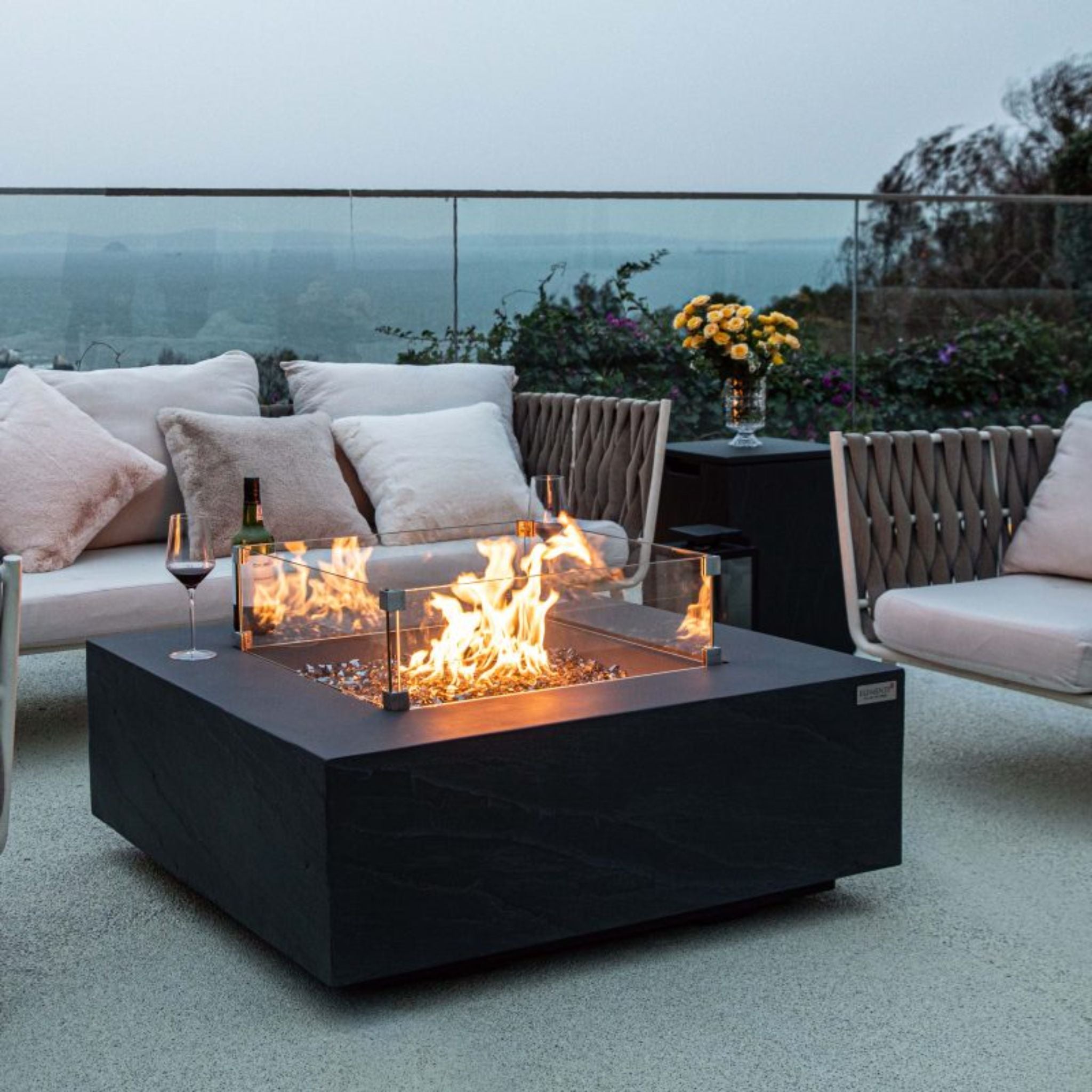 Square Tank Cover 15.9x15.9x24.9” - Slate Black