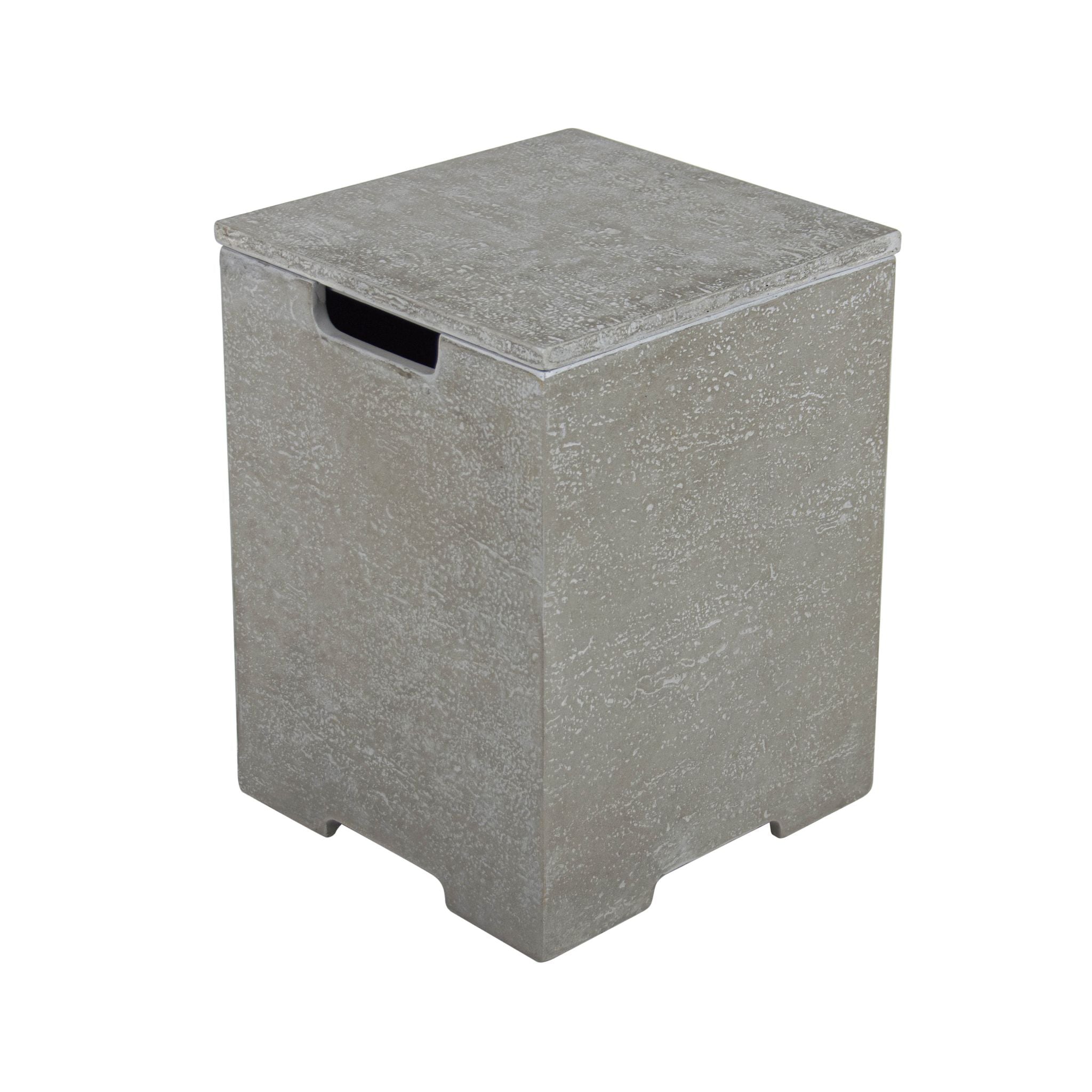 Square Tank Cover 15.9x15.9x20” - Light Gray