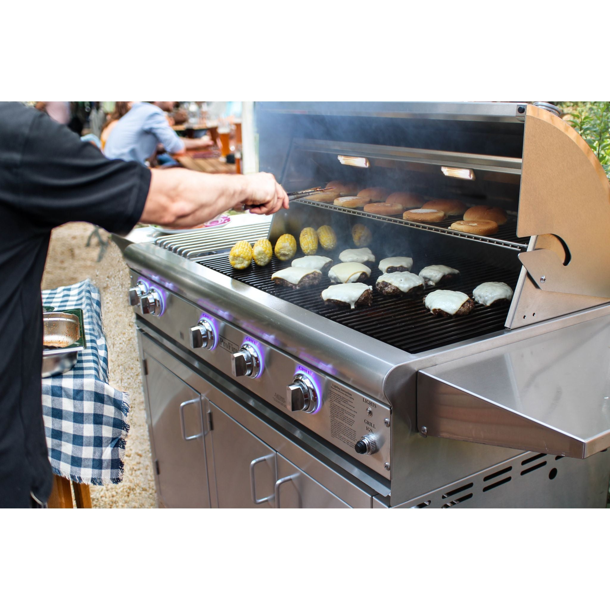 ProFire Briquette System Deluxe Series Grill Head