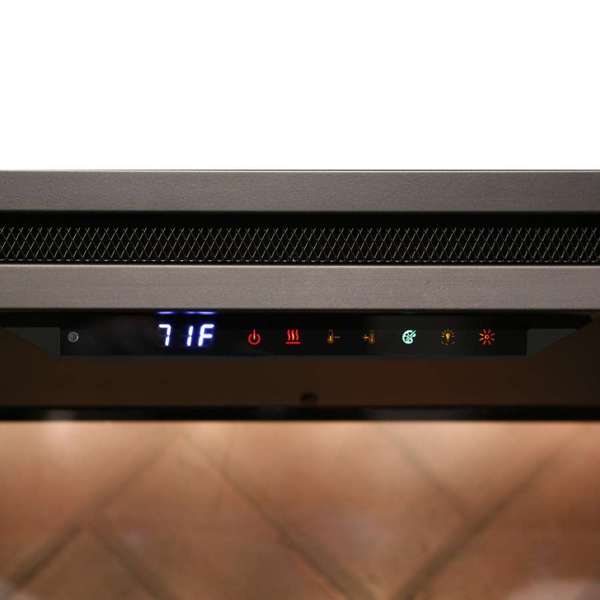 Dimplex - Revillusion 30" Built-In Electric Firebox with - Weathered Concrete Interior