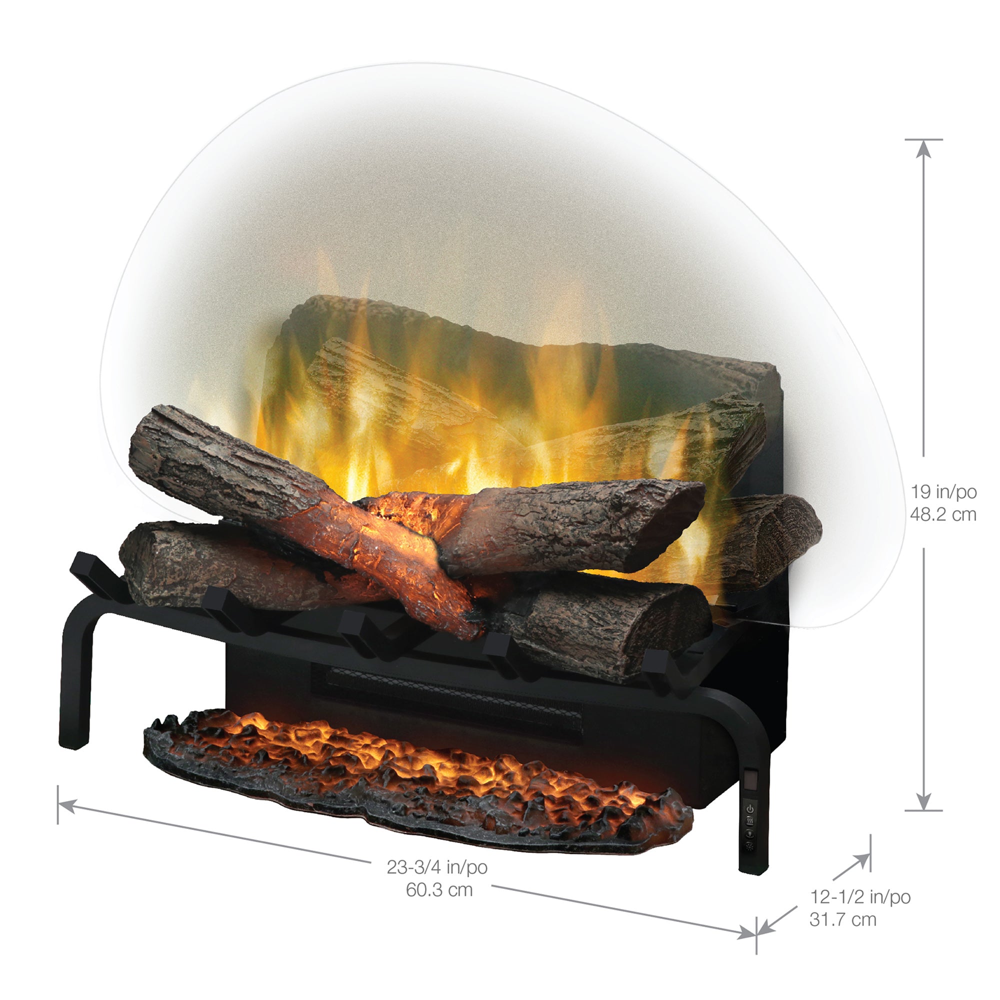 Dimplex - 20" Revillusion Plug-In Electric Log Set