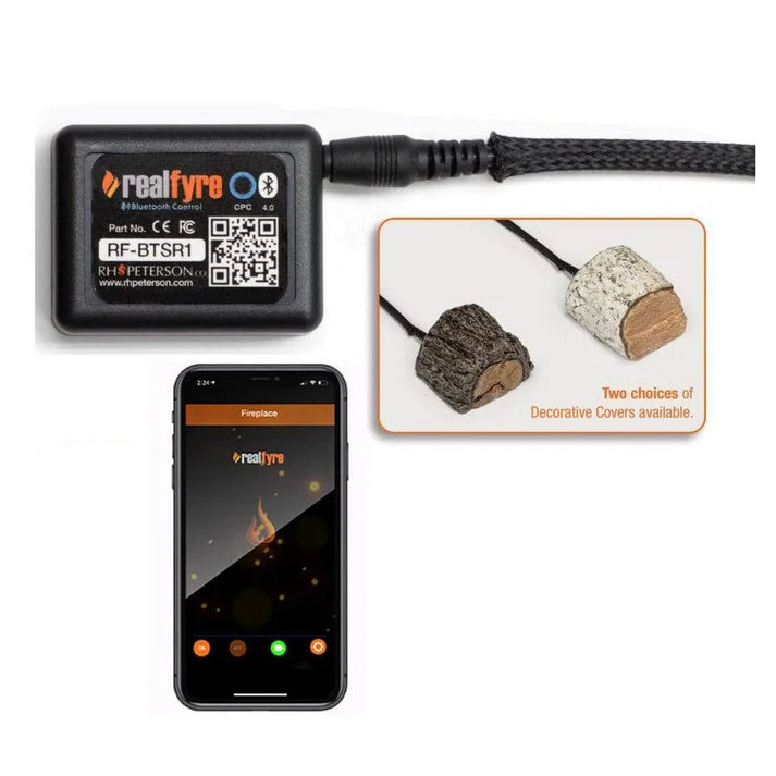 Real Fyre - On/Off Bluetooth Remote Control System White Birch Cover