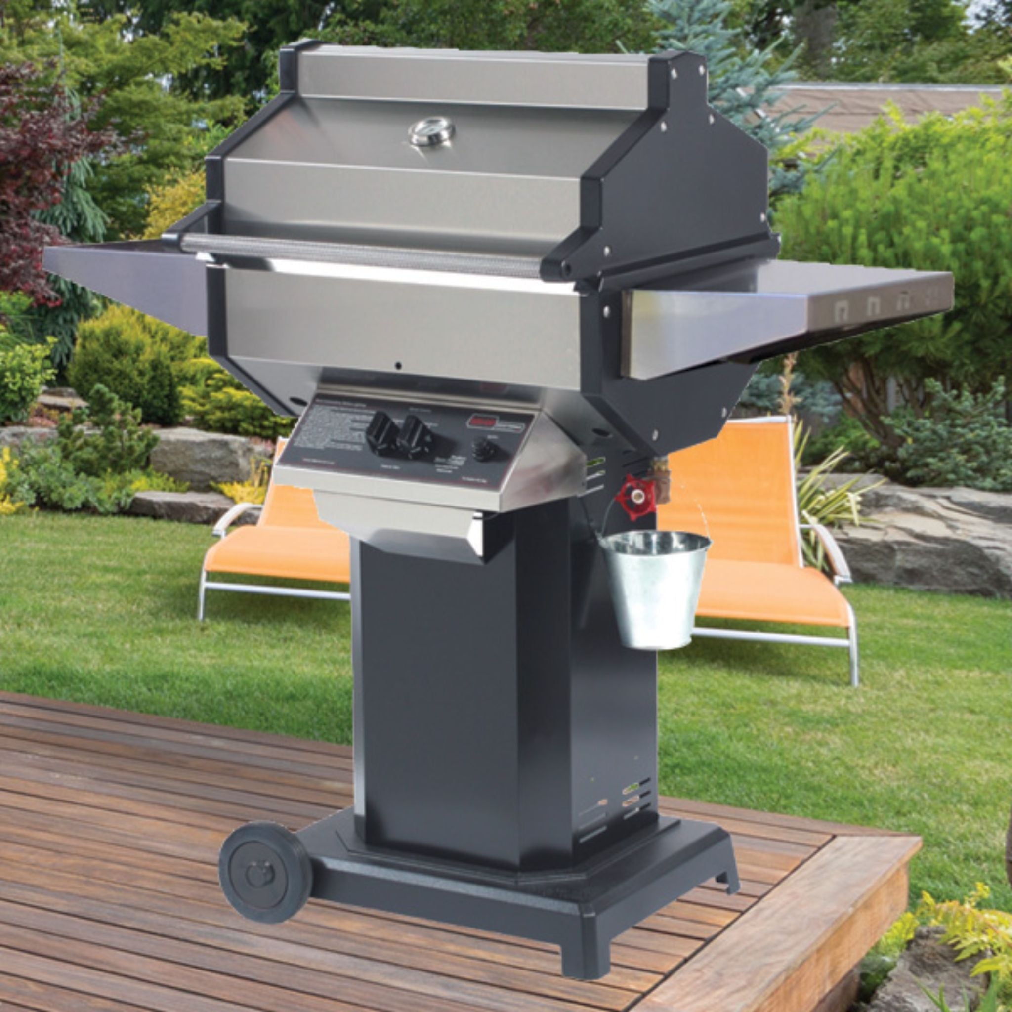 Phoenix Traditional Cast Aluminum End Cap Model Grills