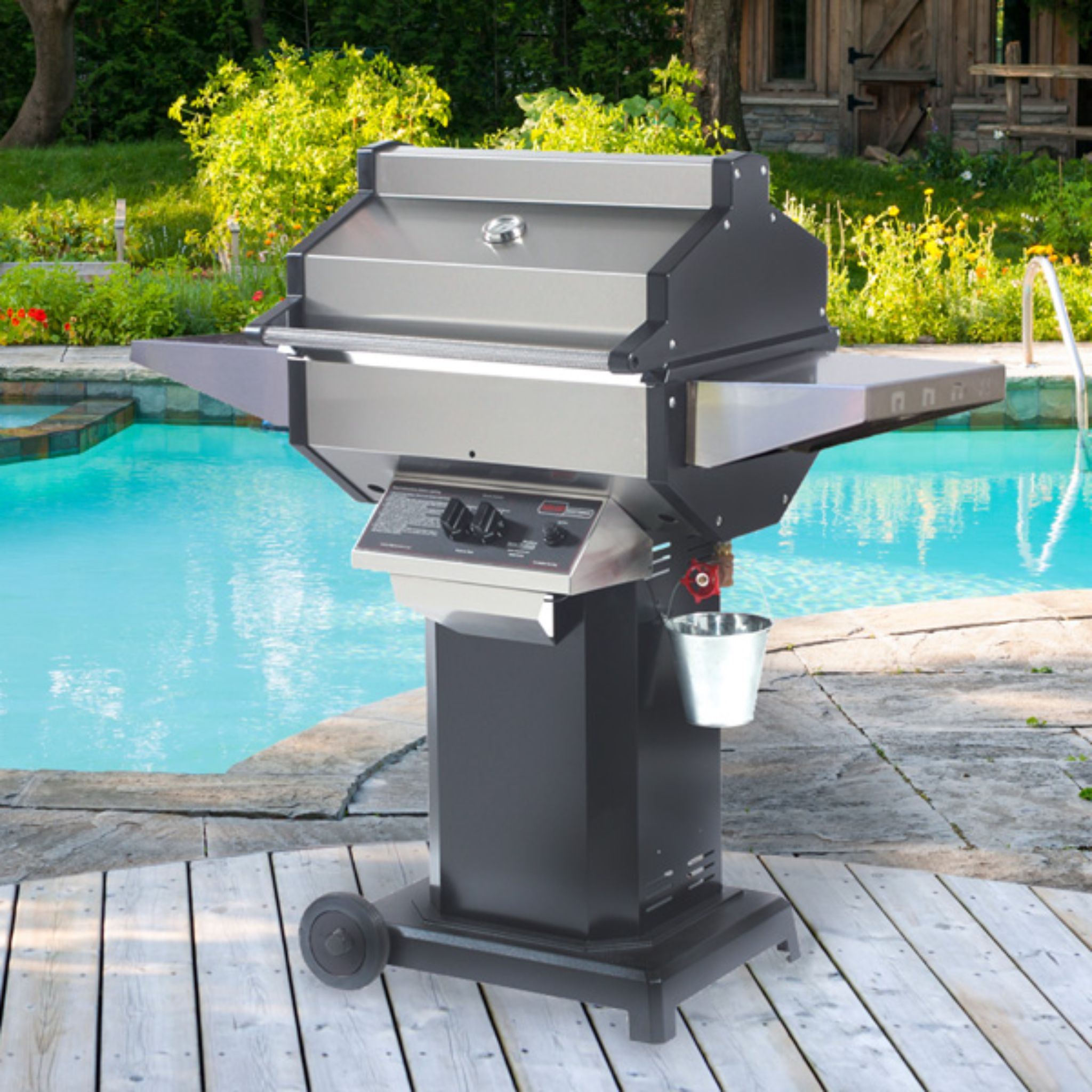 Phoenix Traditional Cast Aluminum End Cap Model Grills