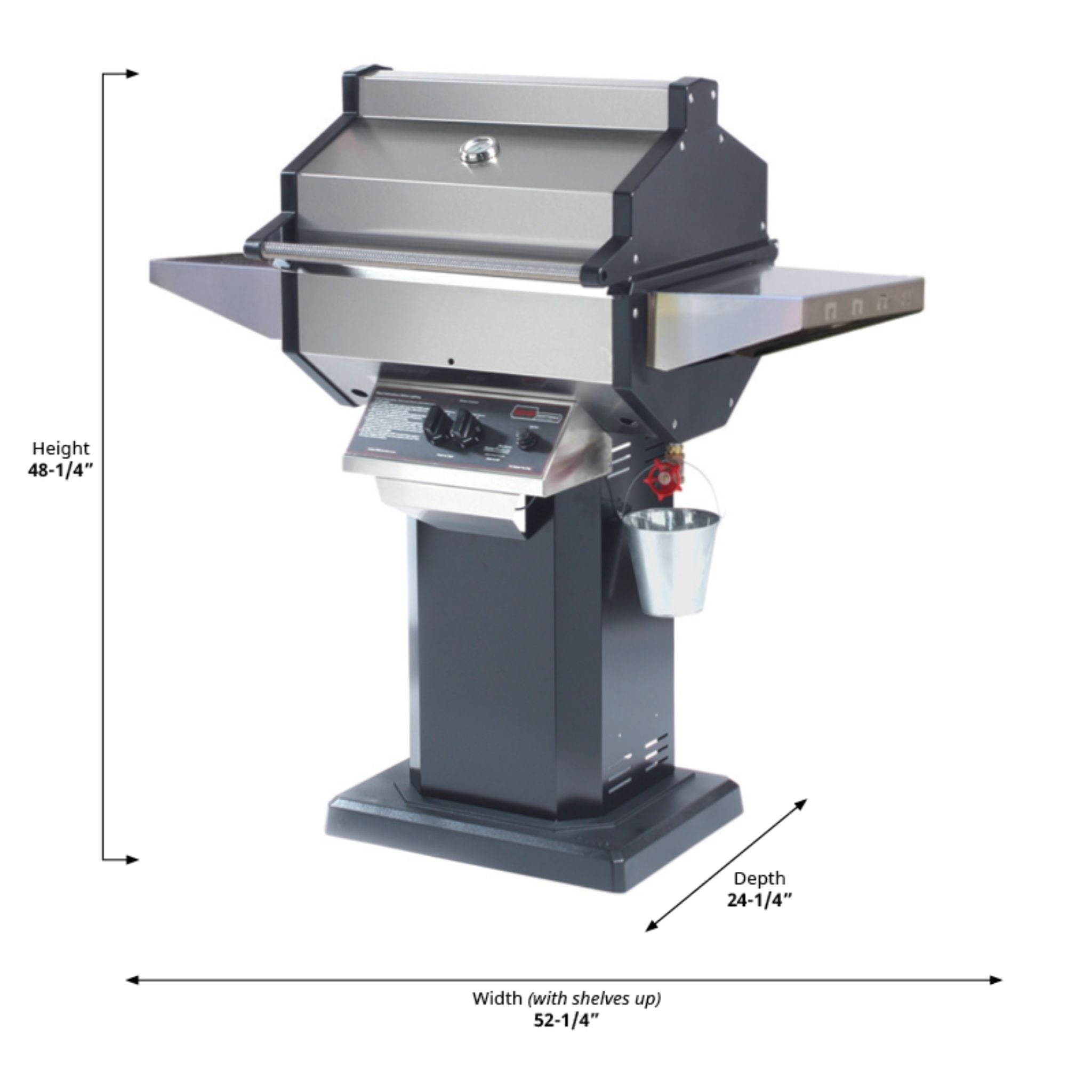 Phoenix Traditional Cast Aluminum End Cap Model Grills