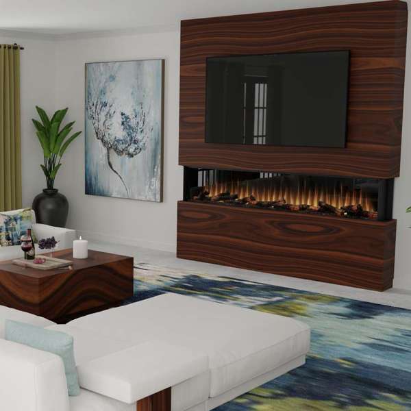 Dimplex - Ignite Ultra 100" Built-in Linear Electric Fireplace