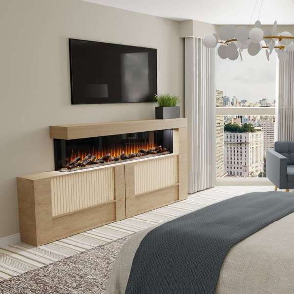 Dimplex - Ignite Ultra 100" Built-in Linear Electric Fireplace