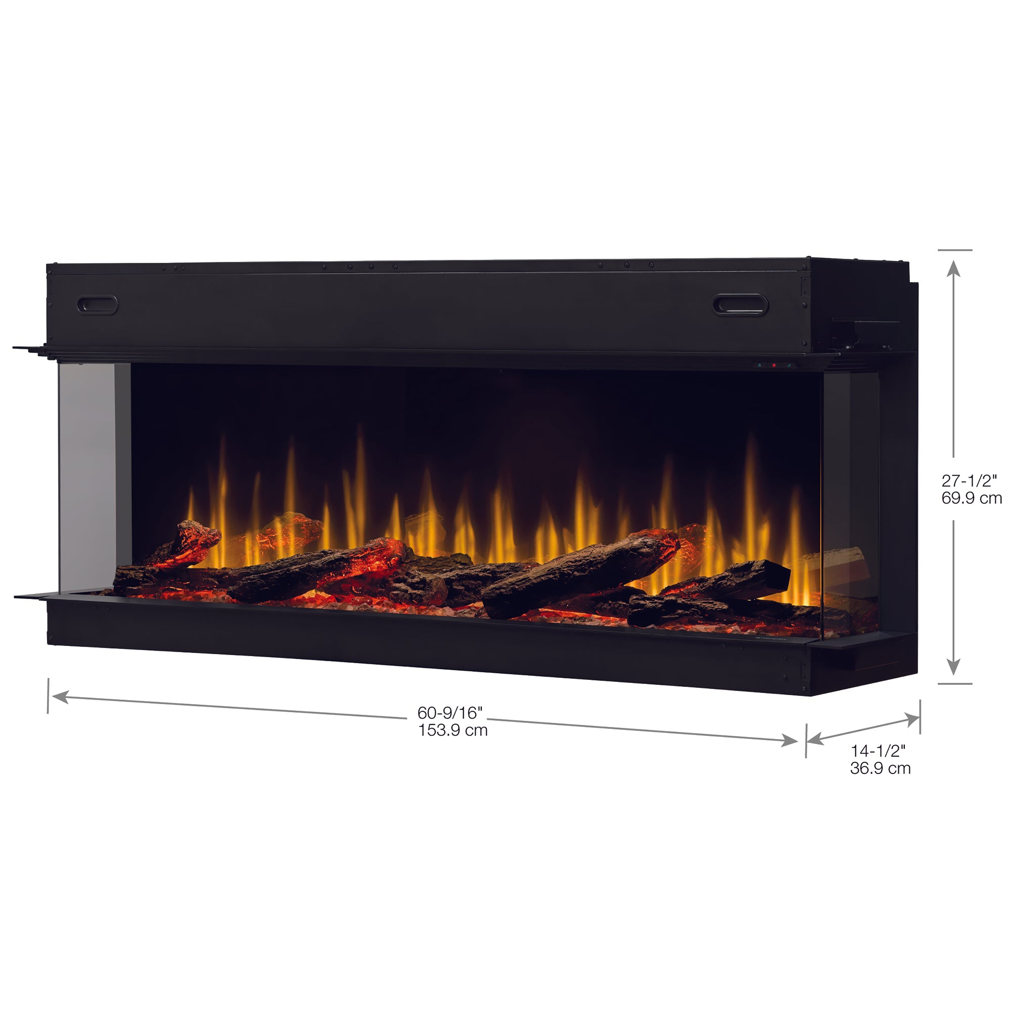 Dimplex - Ignite Ultra 60" Built-in Linear Electric Fireplace