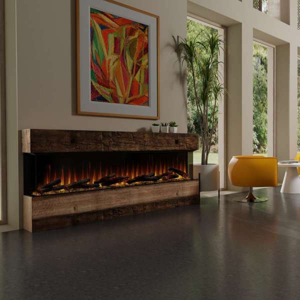 Dimplex - Ignite Ultra 88" Built-in Linear Electric Fireplace