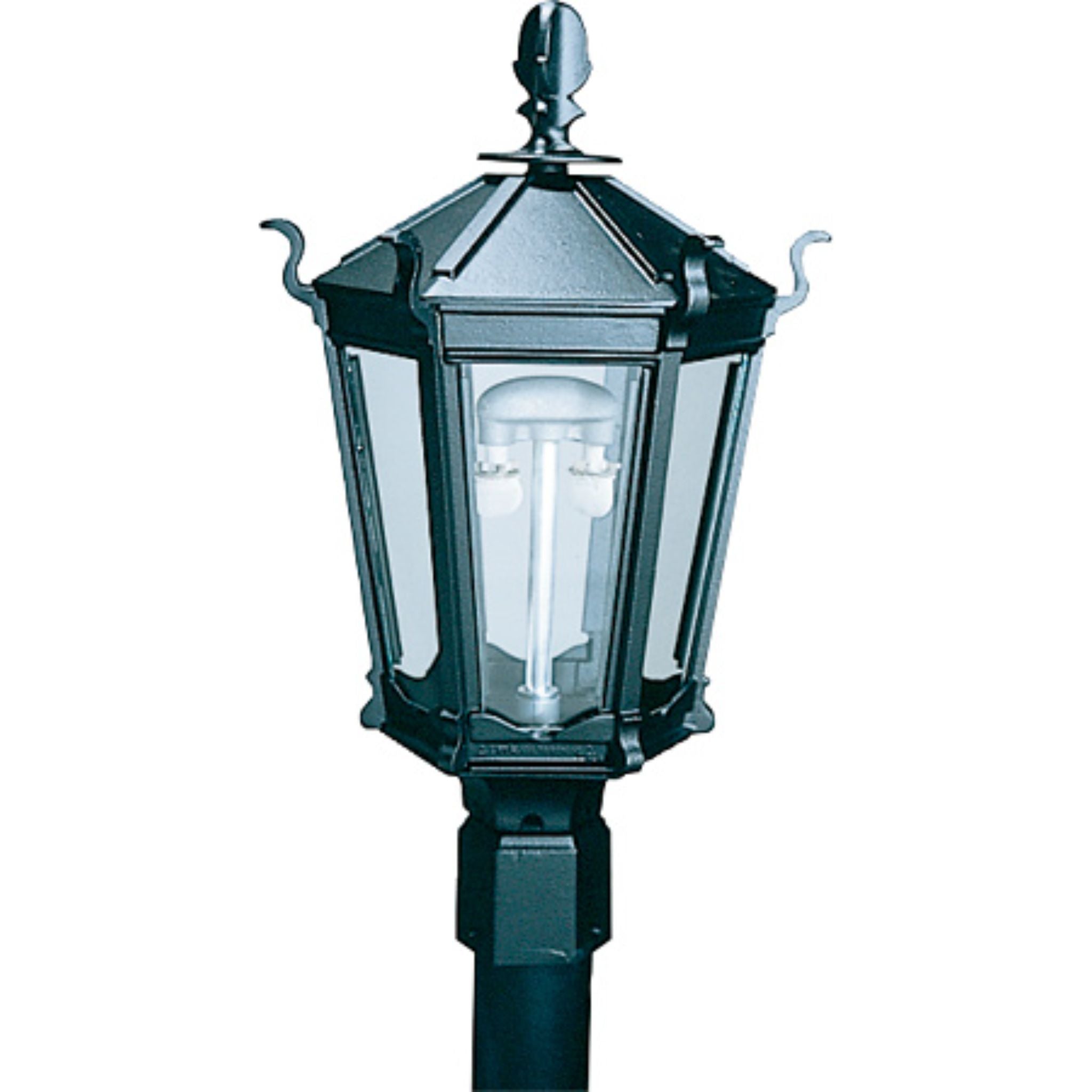 Everglow Cast Aluminium Post Mount Lamp Head