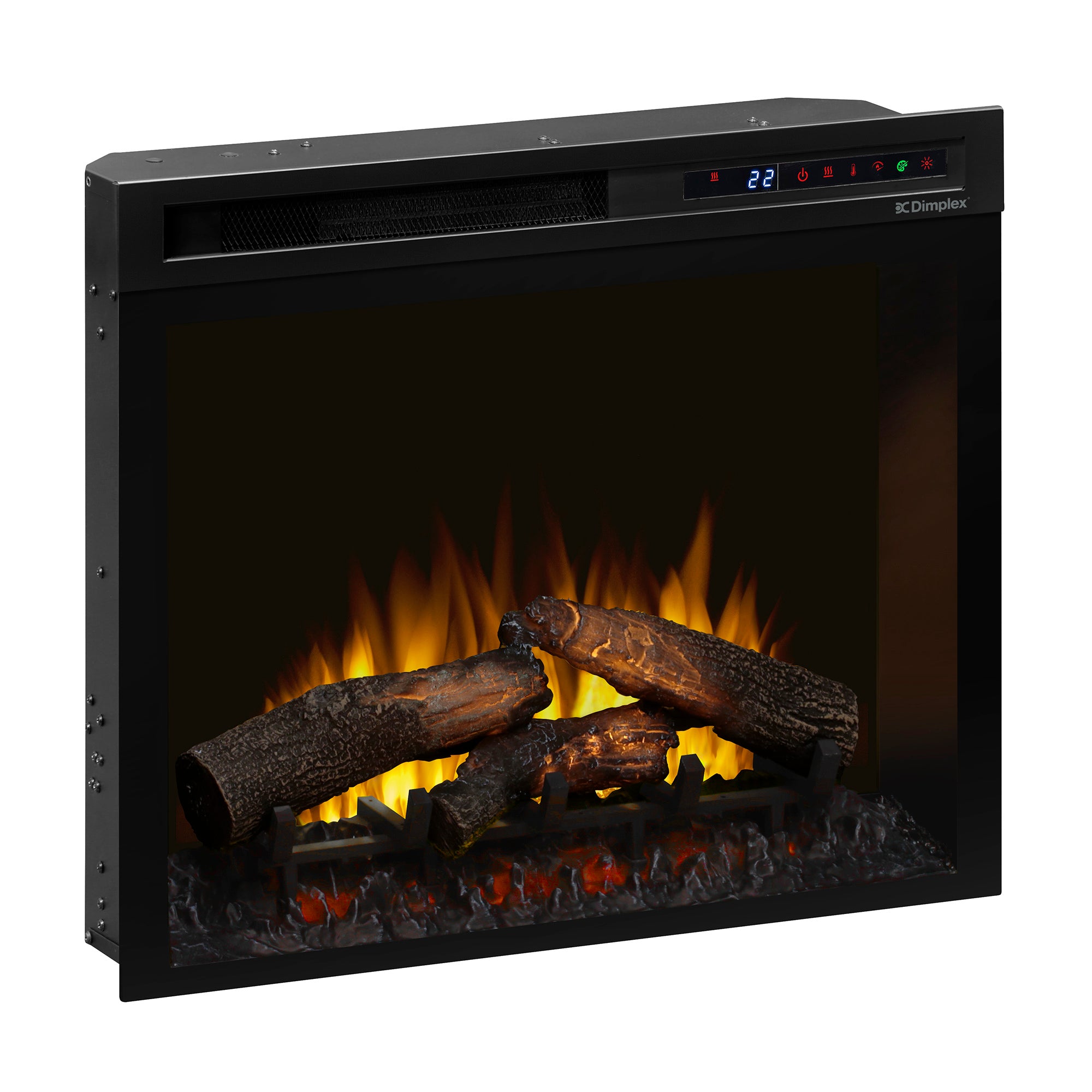 Dimplex - Nova 28" Plug-In Electric Firebox – With Logs