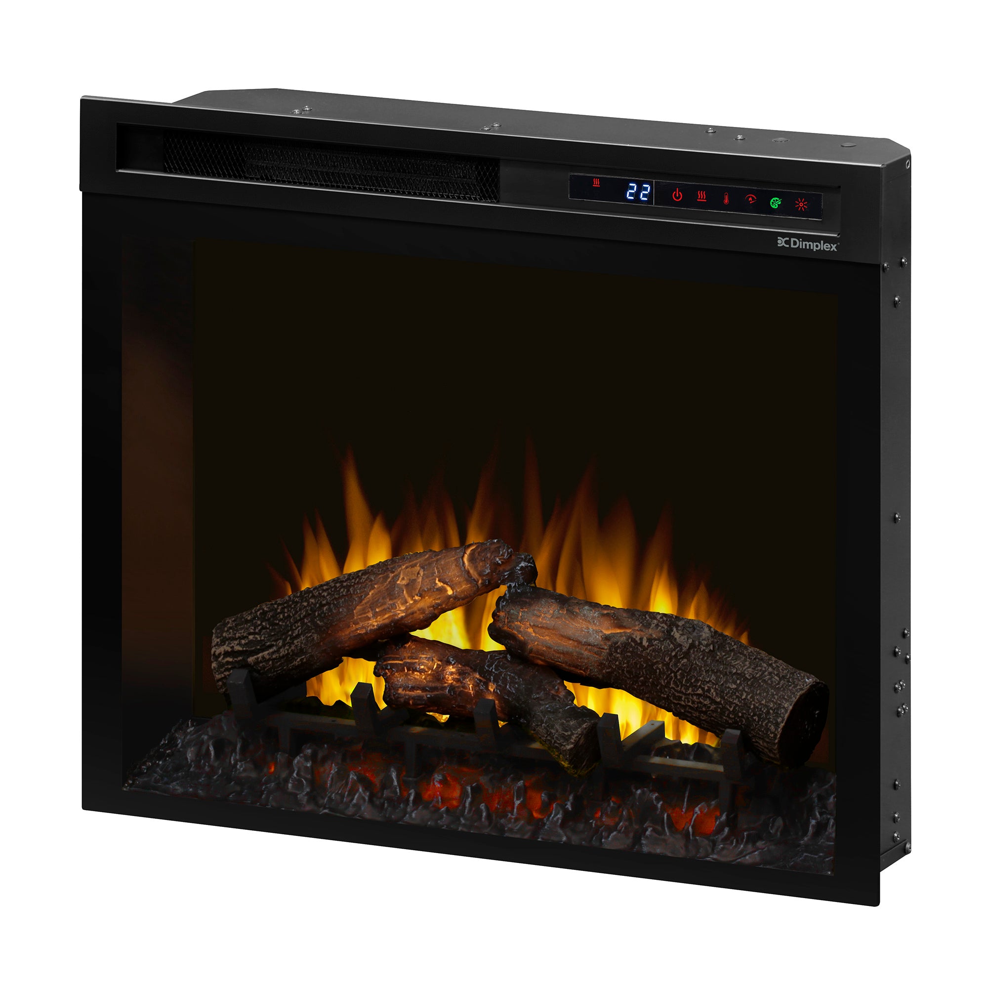 Dimplex - Nova 28" Plug-In Electric Firebox – With Logs