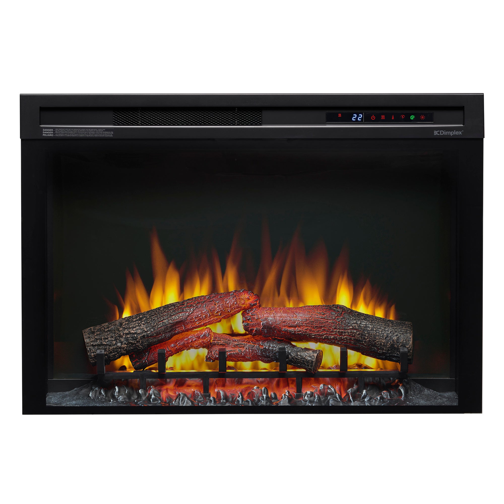 Dimplex - Nova 33" Plug-In Electric Firebox – With Logs